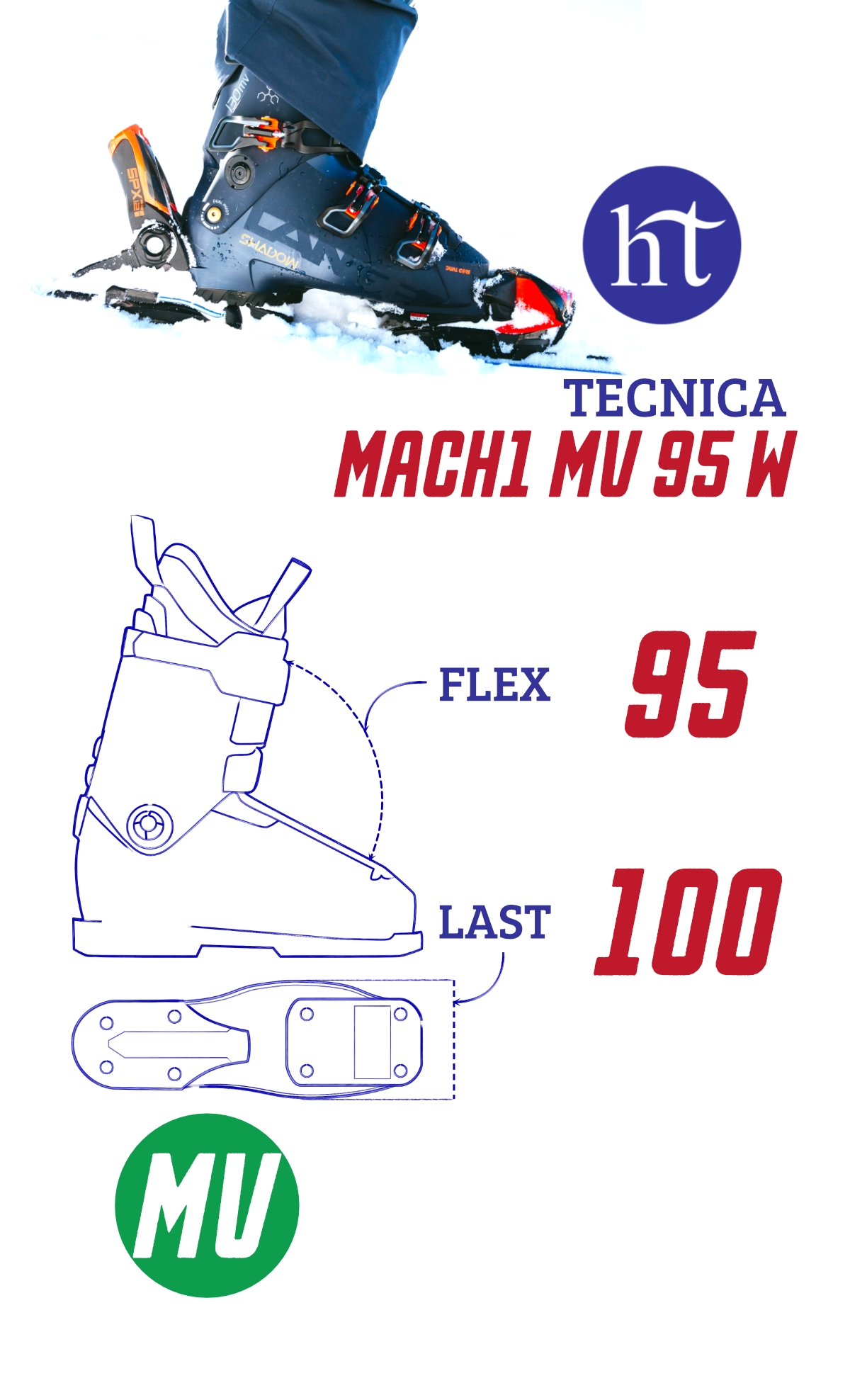 24 Tecnica Mach1 MV 95 W Specs