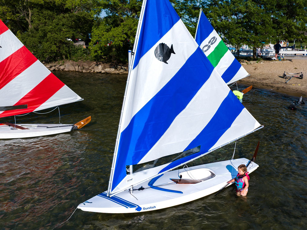 Sunfish Blue Stripe Anchor