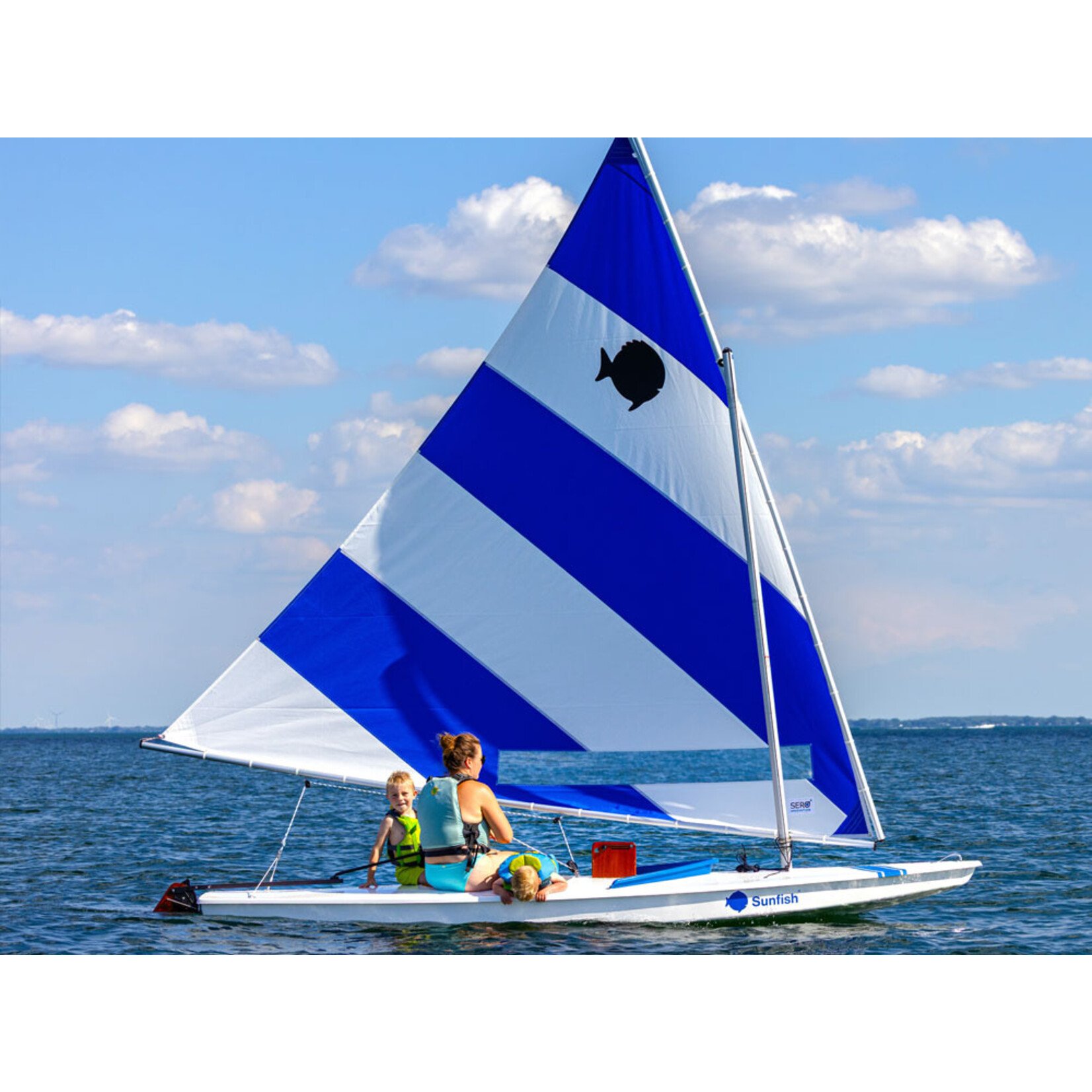 Sero Sunfish Sailboat with Dolly