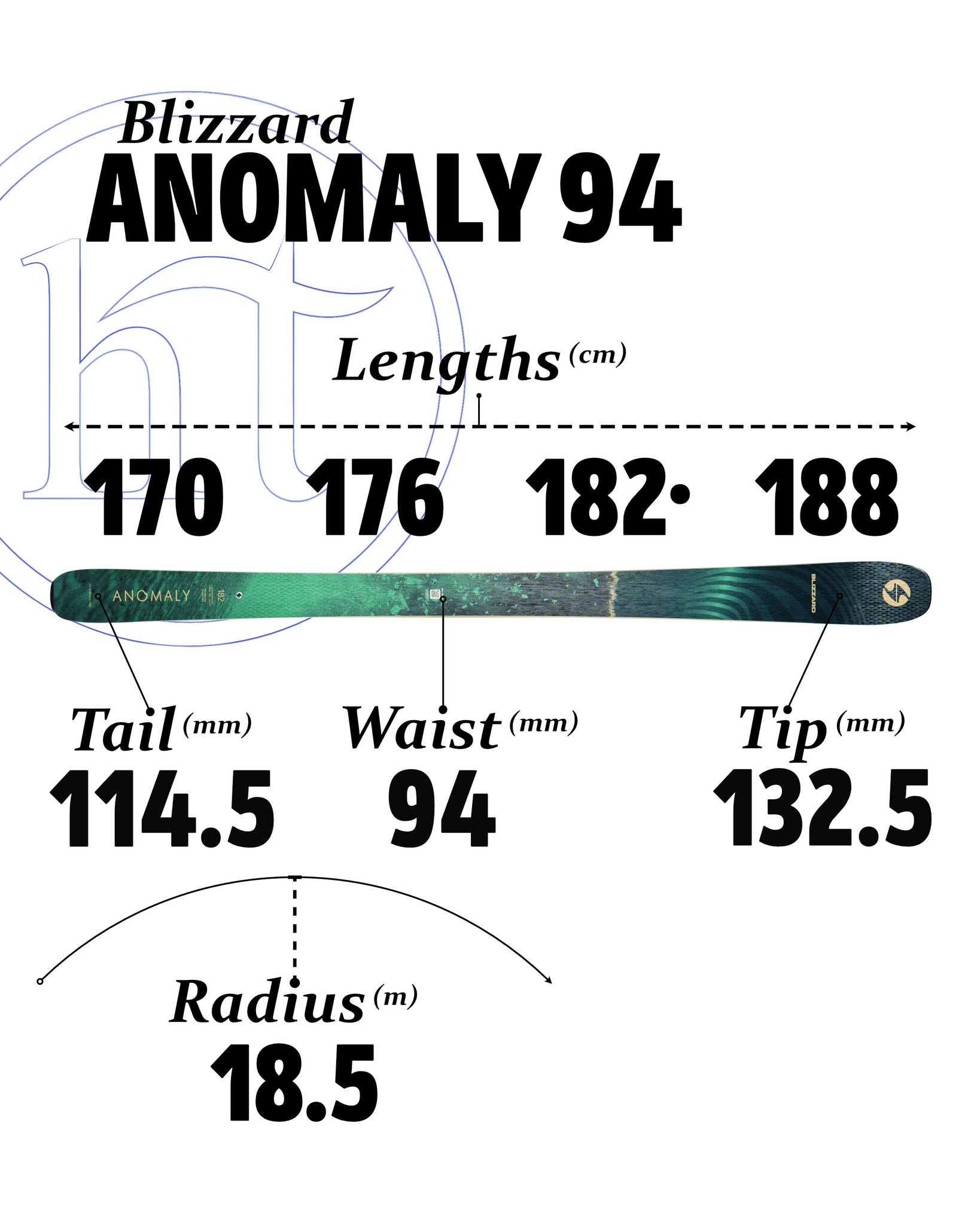 Blizzard Anomaly 94 | 2026 | Skis - Hi Tempo