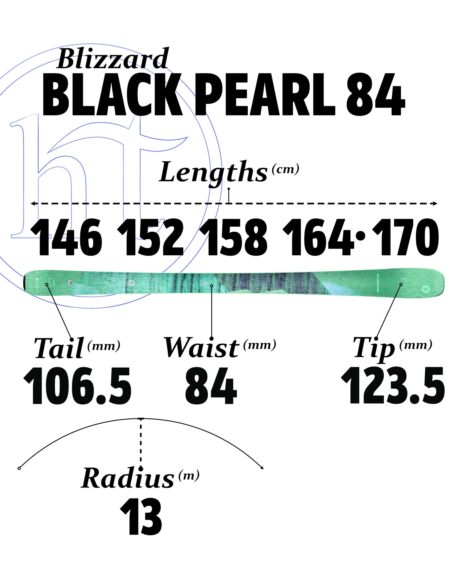 Blizzard Black Pearl 84 Specs