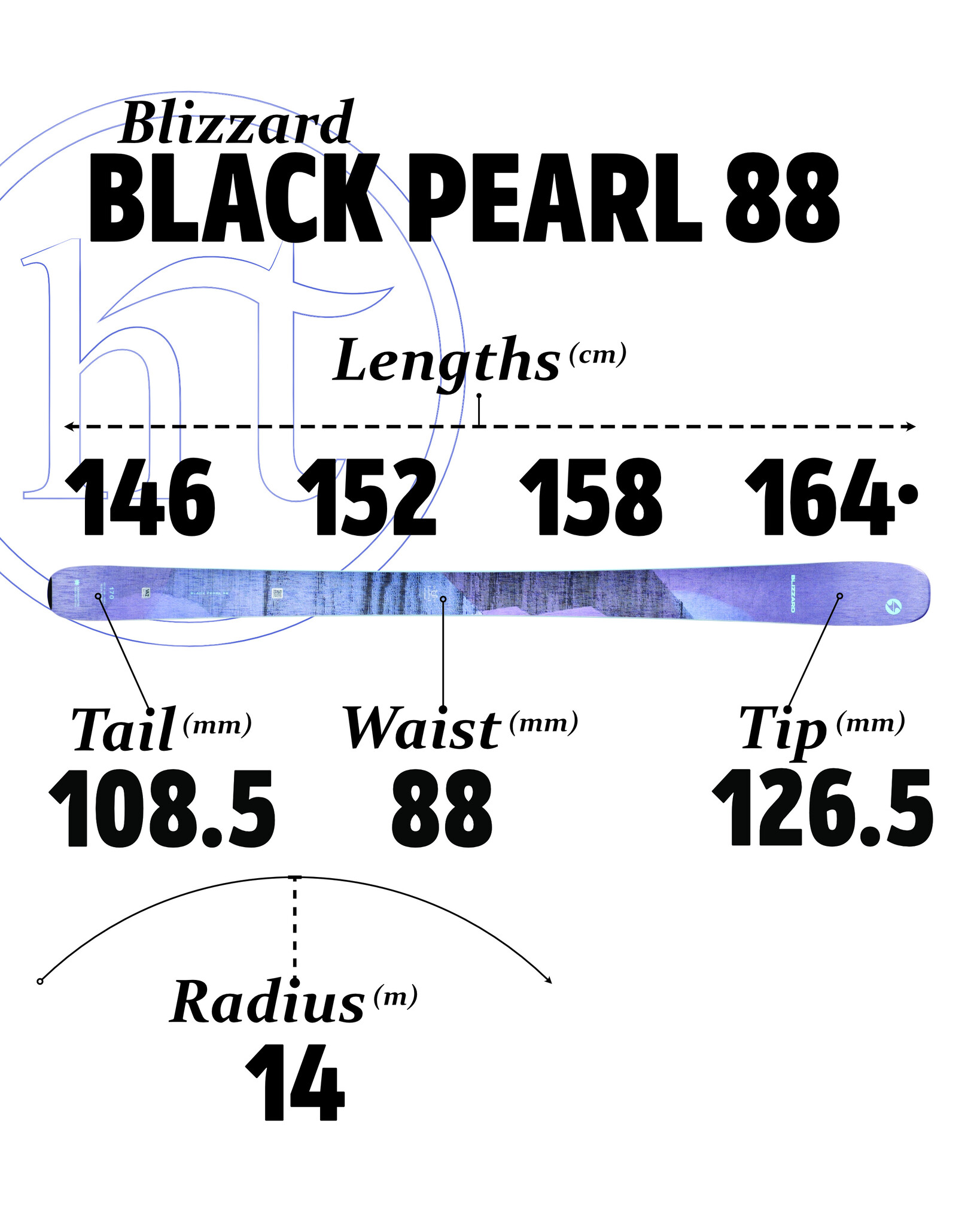 Blizzard Black Pearl 88 Specs