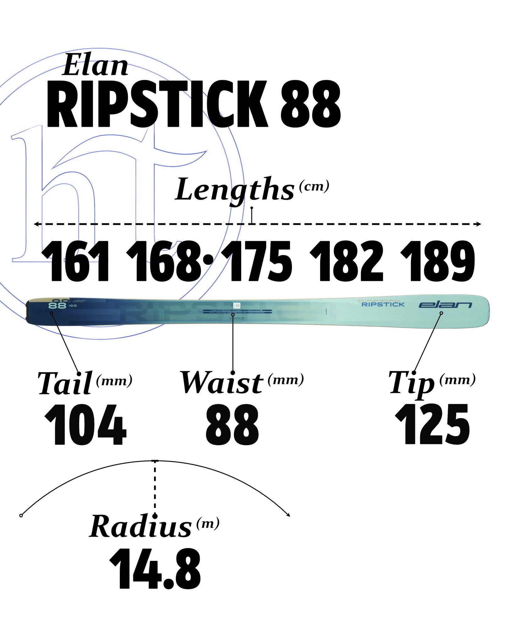 Elan Ripstick 88 Specs