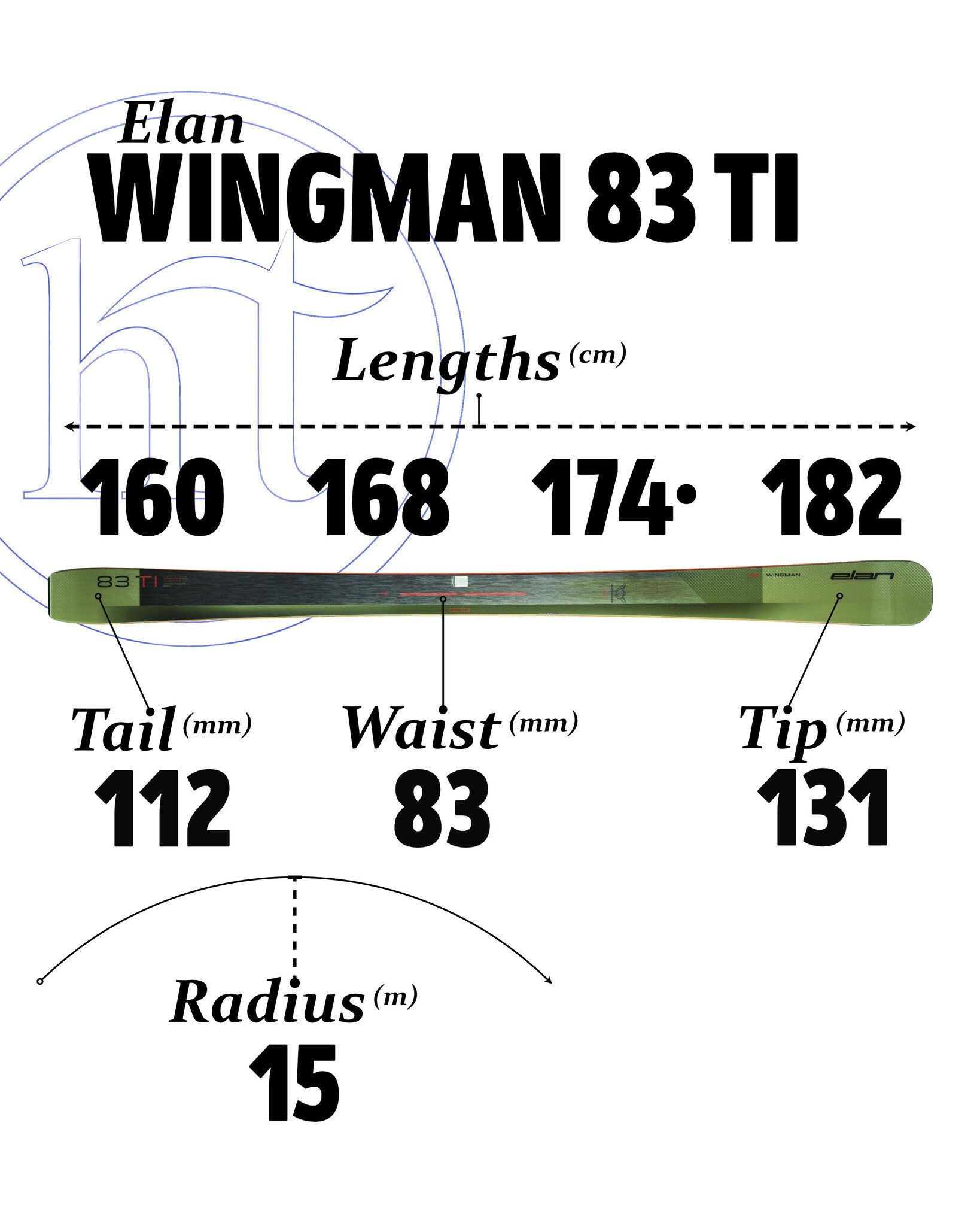 Elan Wingman 83 Ti Specs