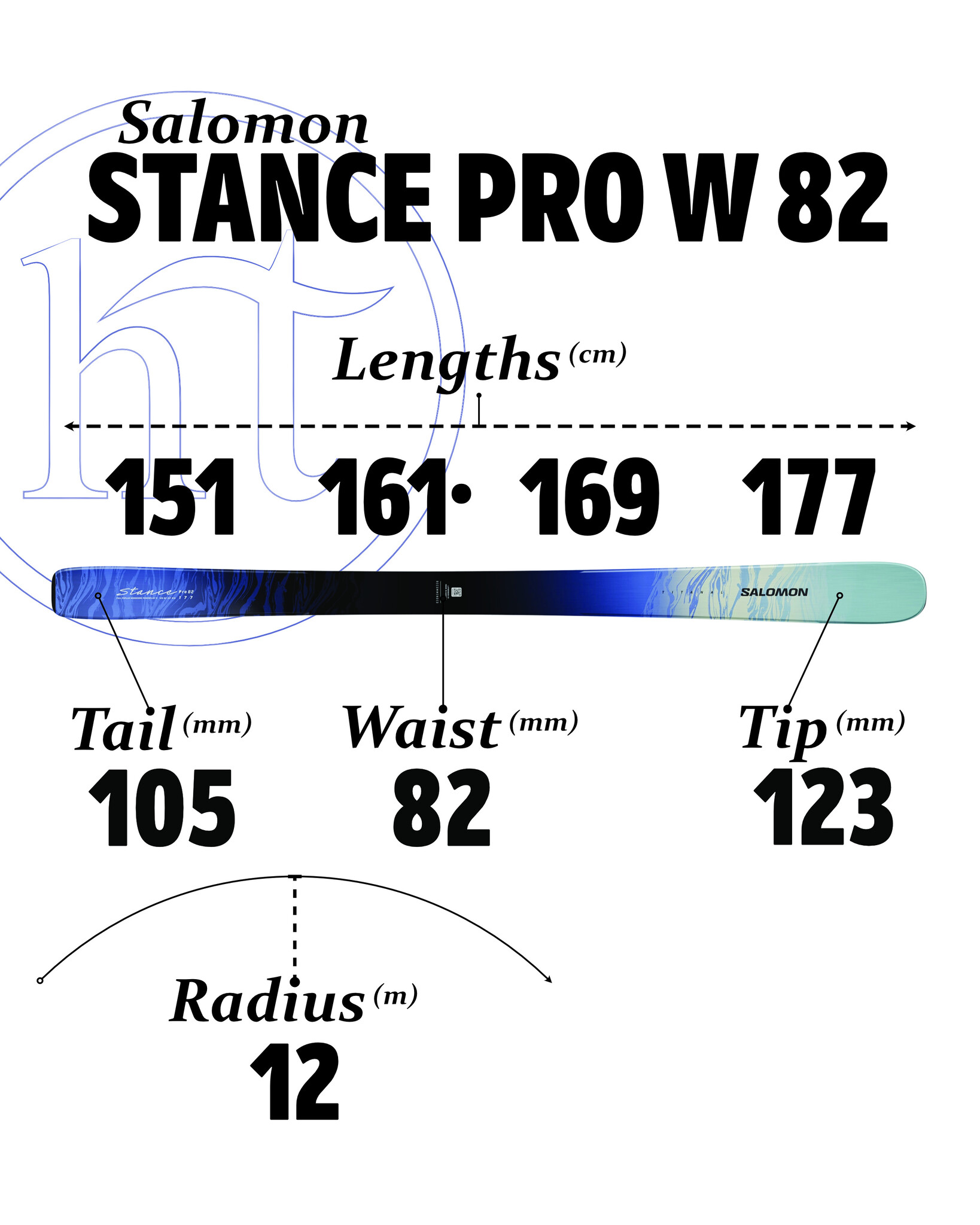  Salomon Stance Pro W 82 Specs