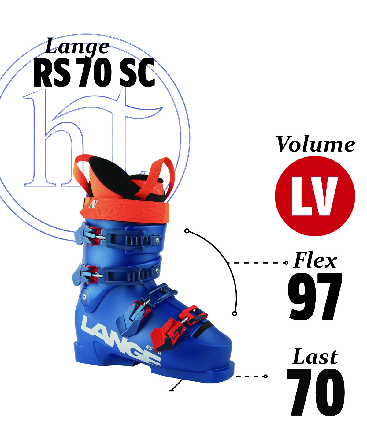 Lange RS 70 SC | 2026 | Race Ski Boots - Hi Tempo