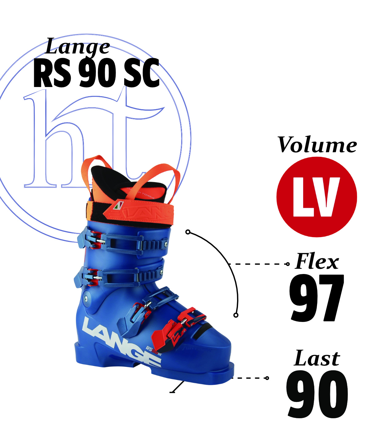 Lange RS 90 SC | 2026 | Race Ski Boots - Hi Tempo