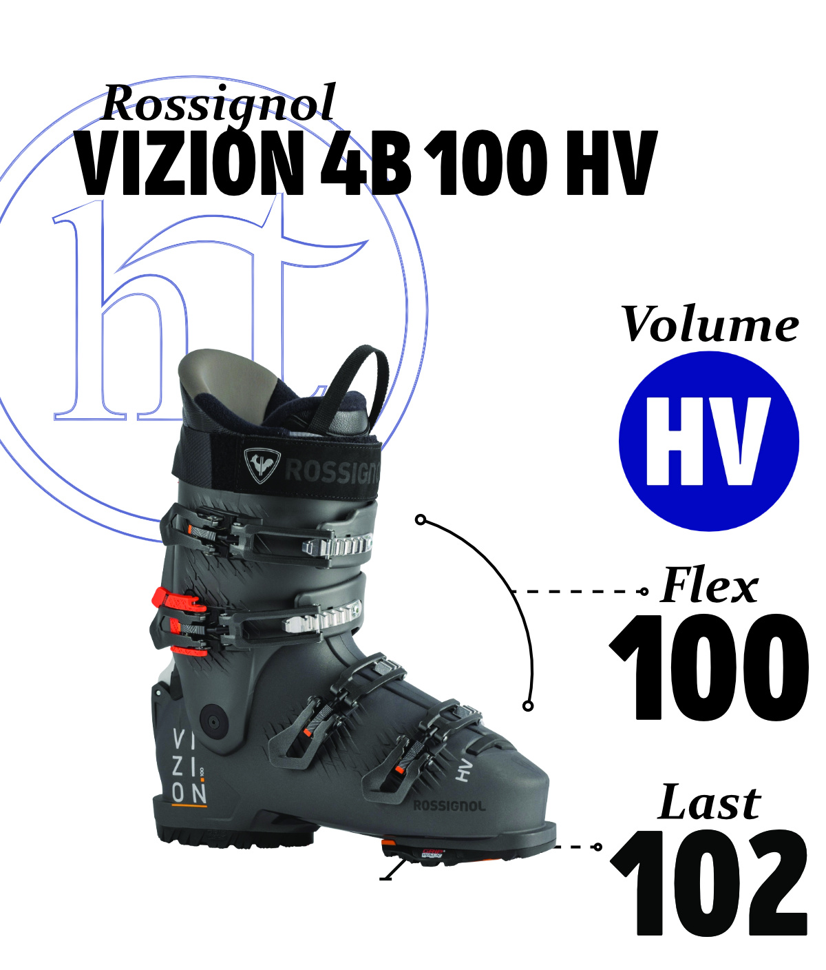  Rossignol Vizion 4B 100 HV Specs