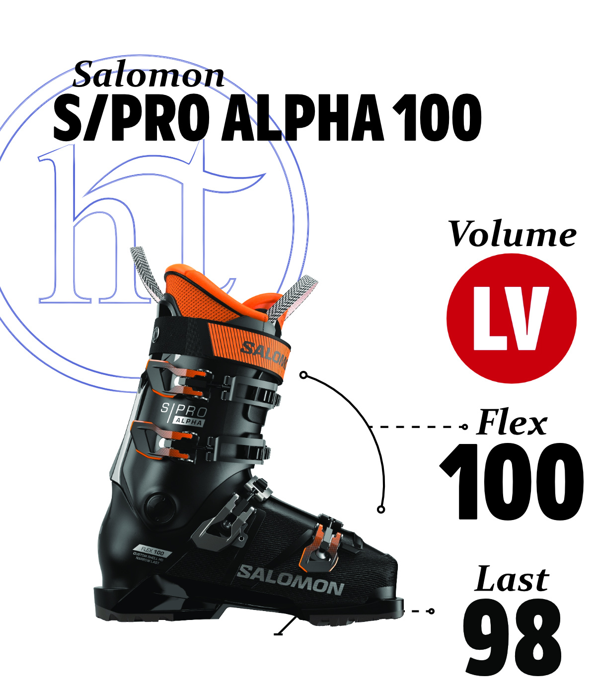 Salomon S/Pro Alpha 100 Specs