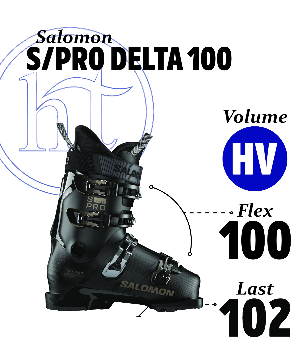  Salomon S/Pro Delta 100 Specs