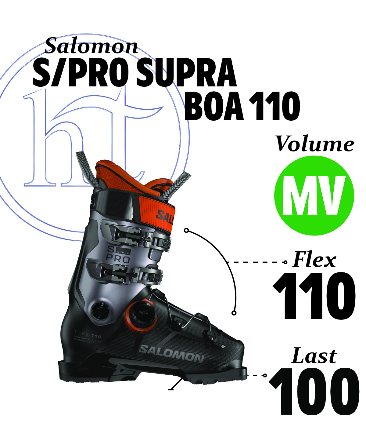  Salomon S/Pro Supra BOA® 110 Specs