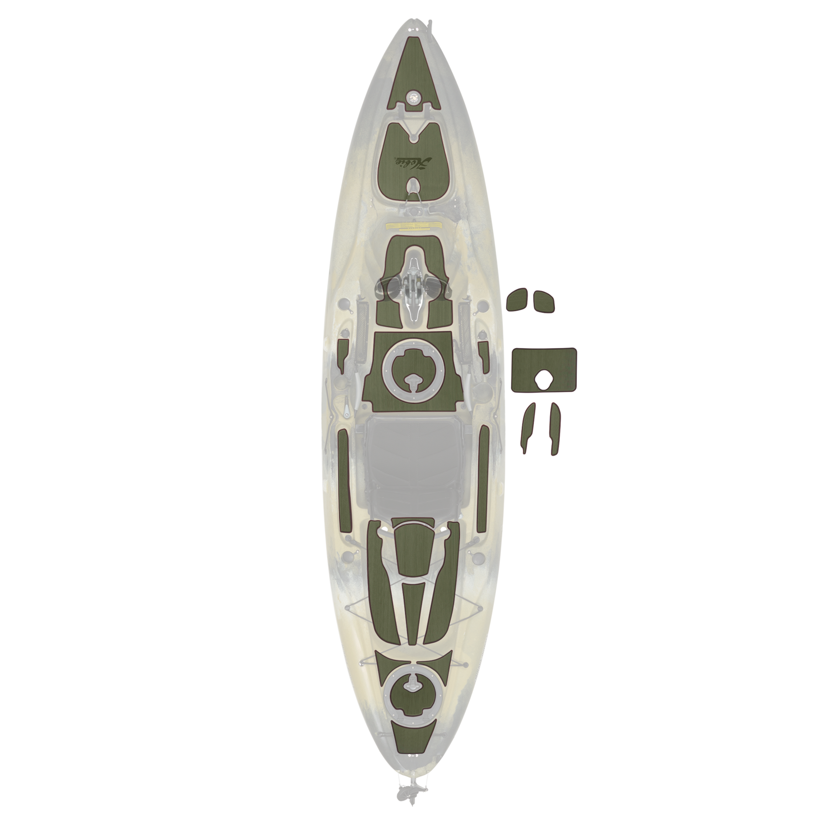 Hobie Mat Kit, Outback Green/Espress