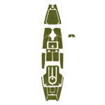 Hobie Mat Kit, PA12 Green/Espresso