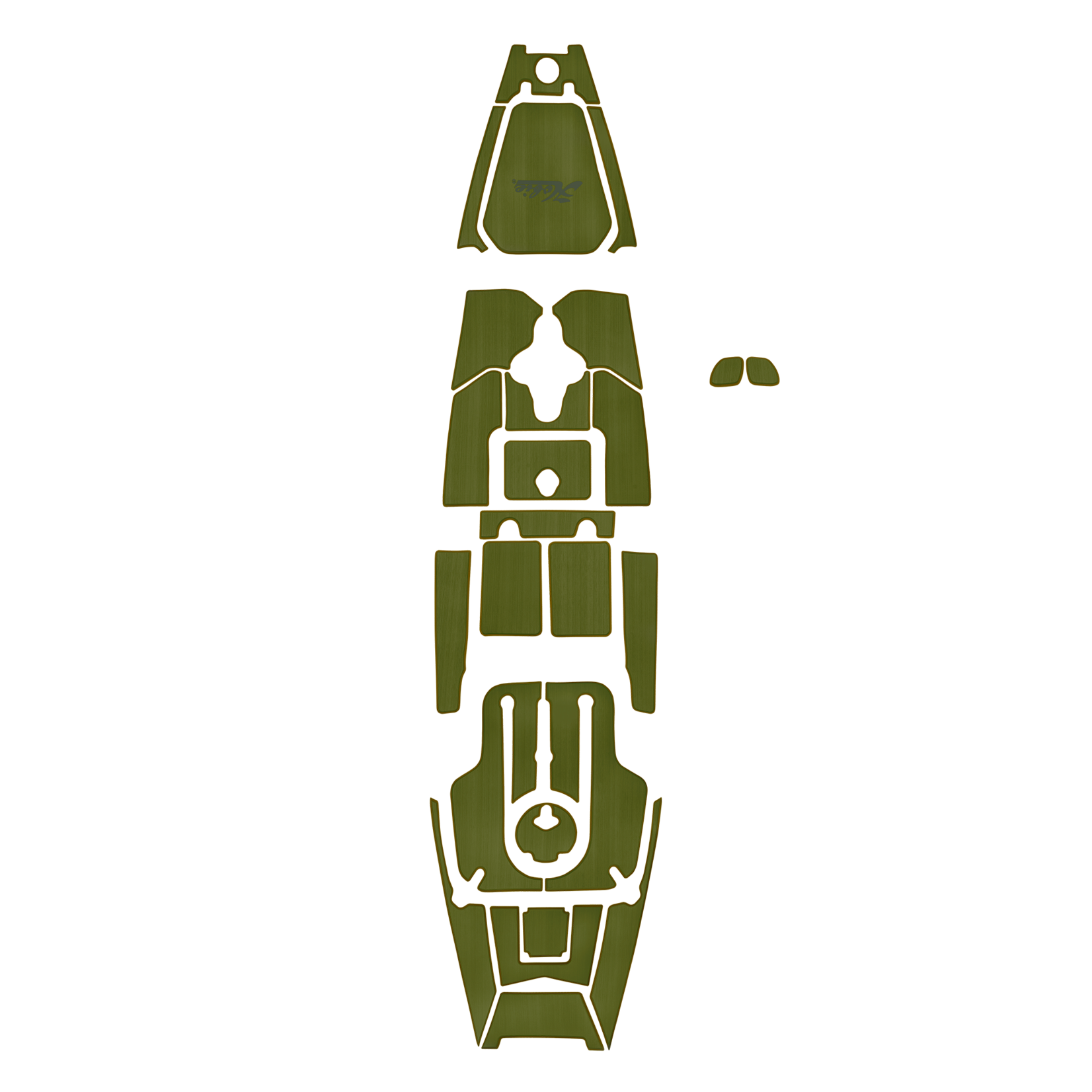 Hobie Mat Kit, PA12 Green/Espresso