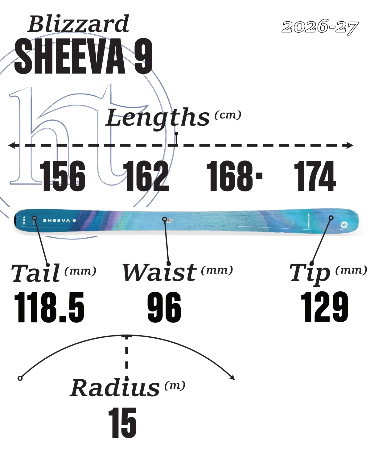 Blizzard Sheeva 9 Specs
