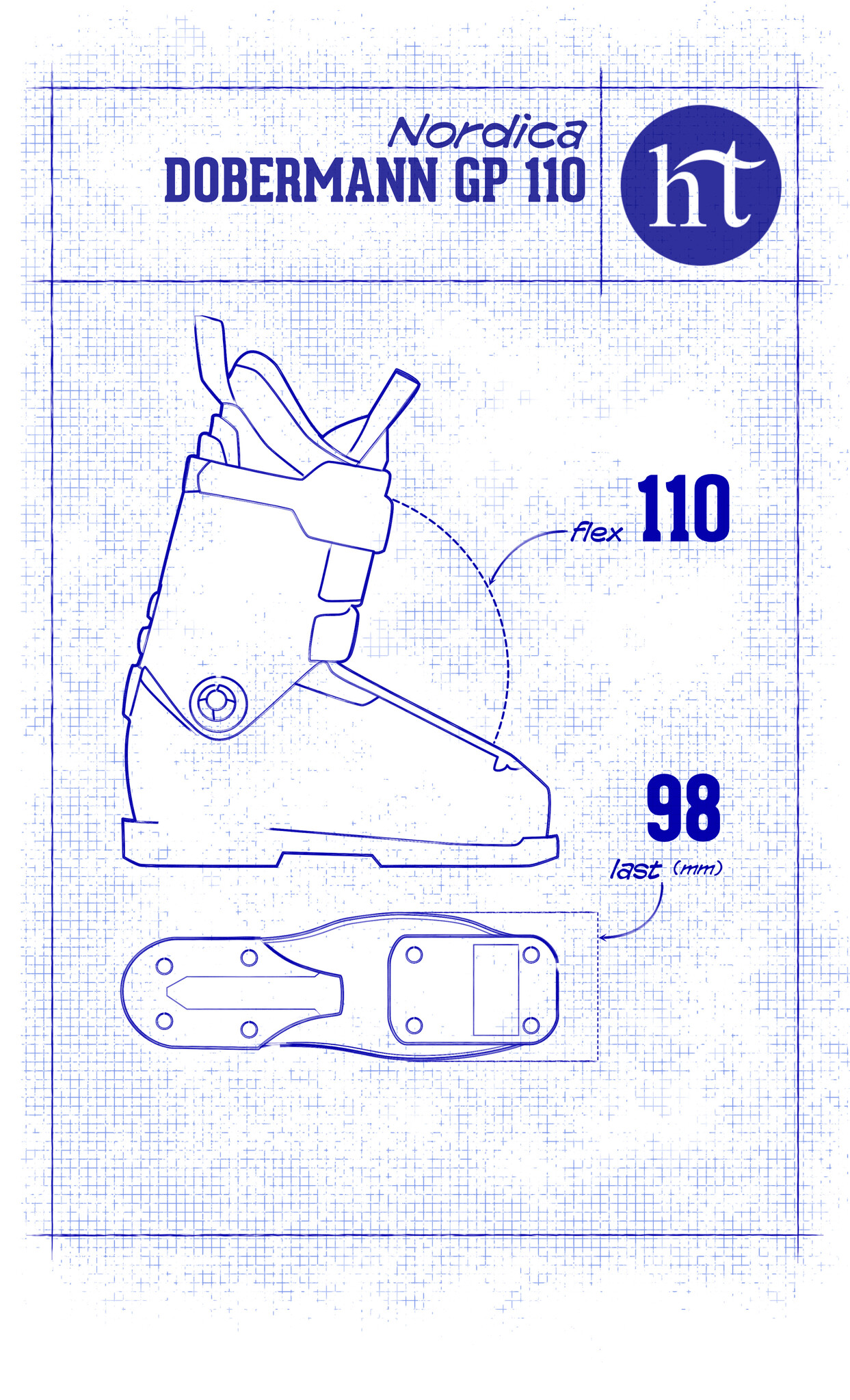 Nordica GP 110 Specs