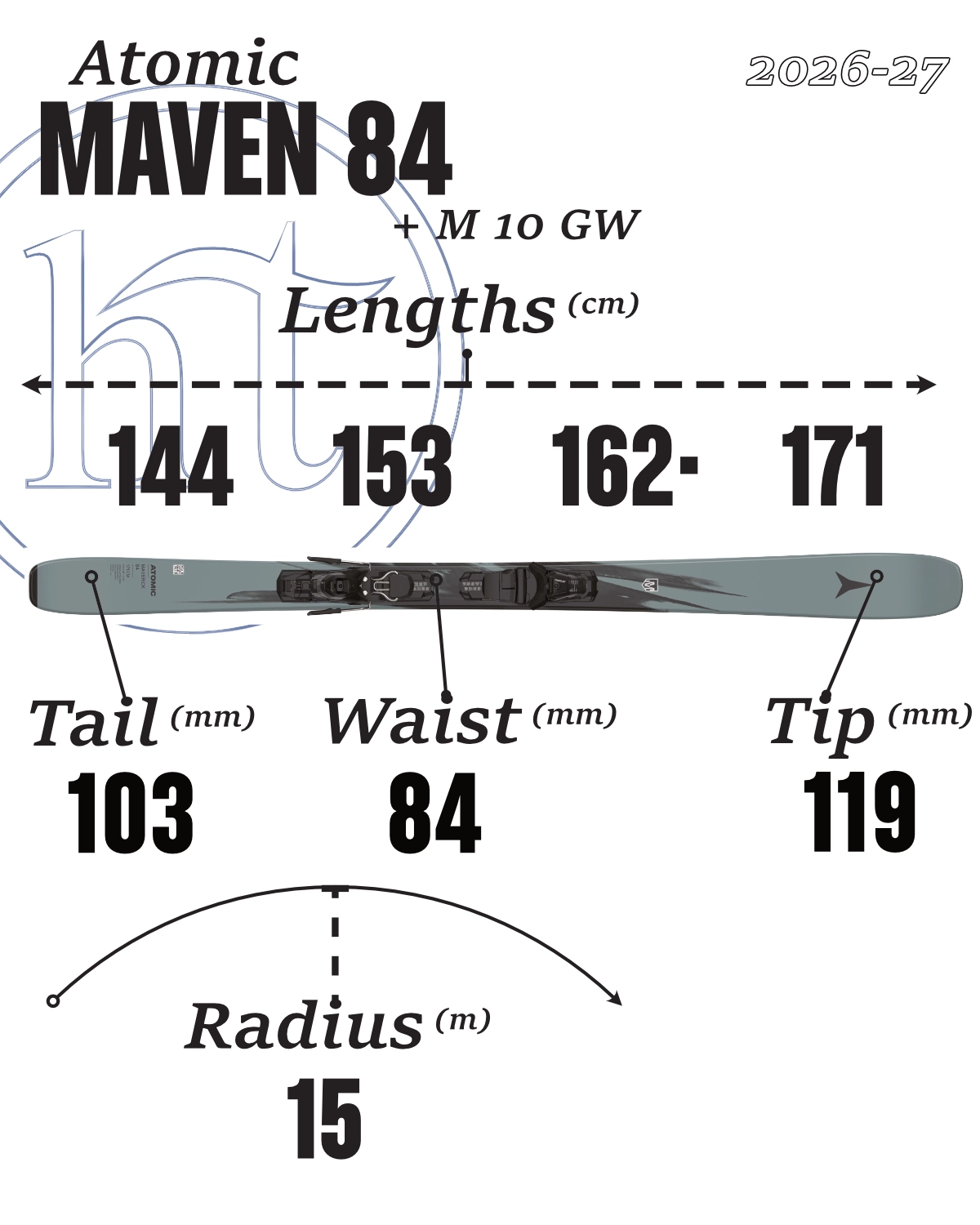 2026-27 Atomic Maven 84 Tech Specs