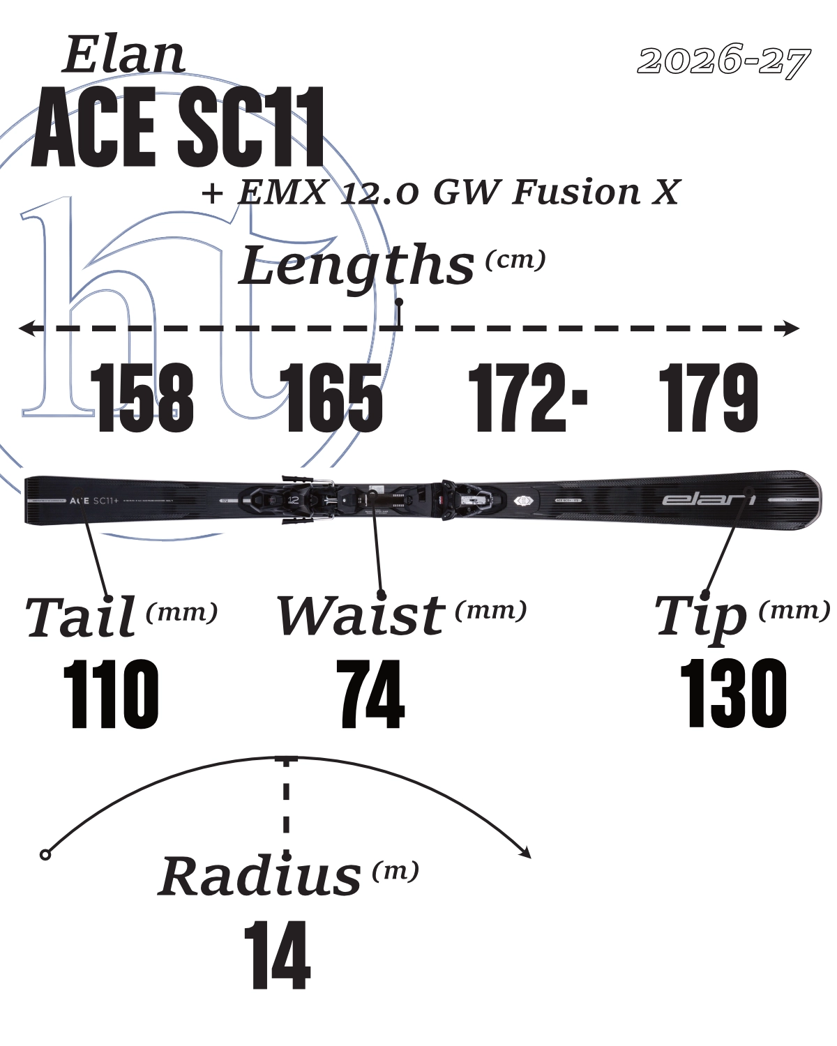 2026-27 Elan Ace SC11 Tech Specs