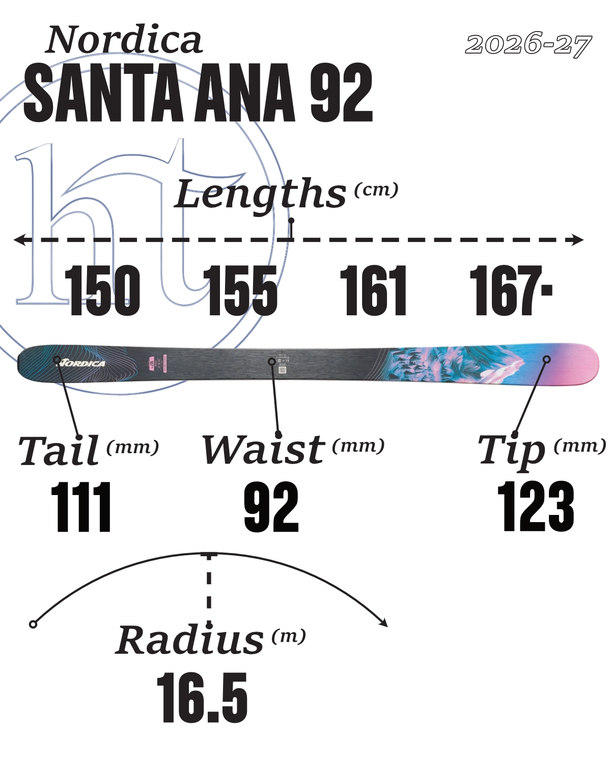 Nordica Santa Ana 92 Specs