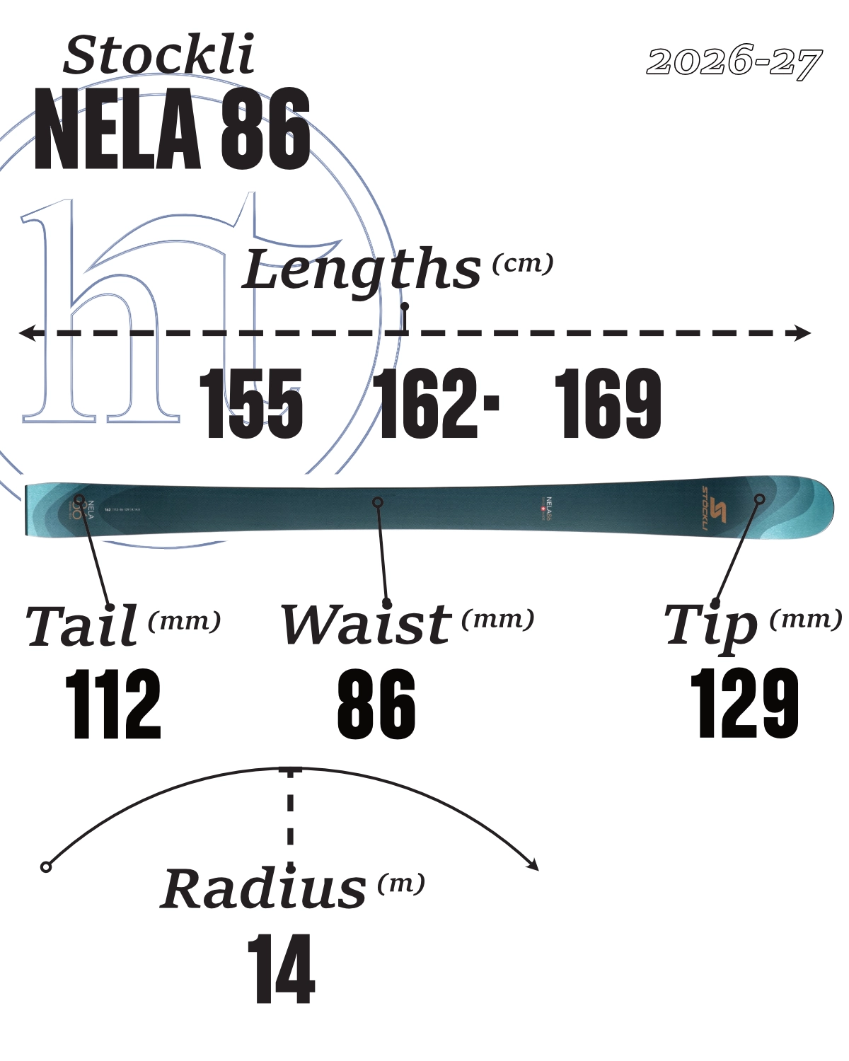 2026-27 Stöckli Nela 86 Tech Specs