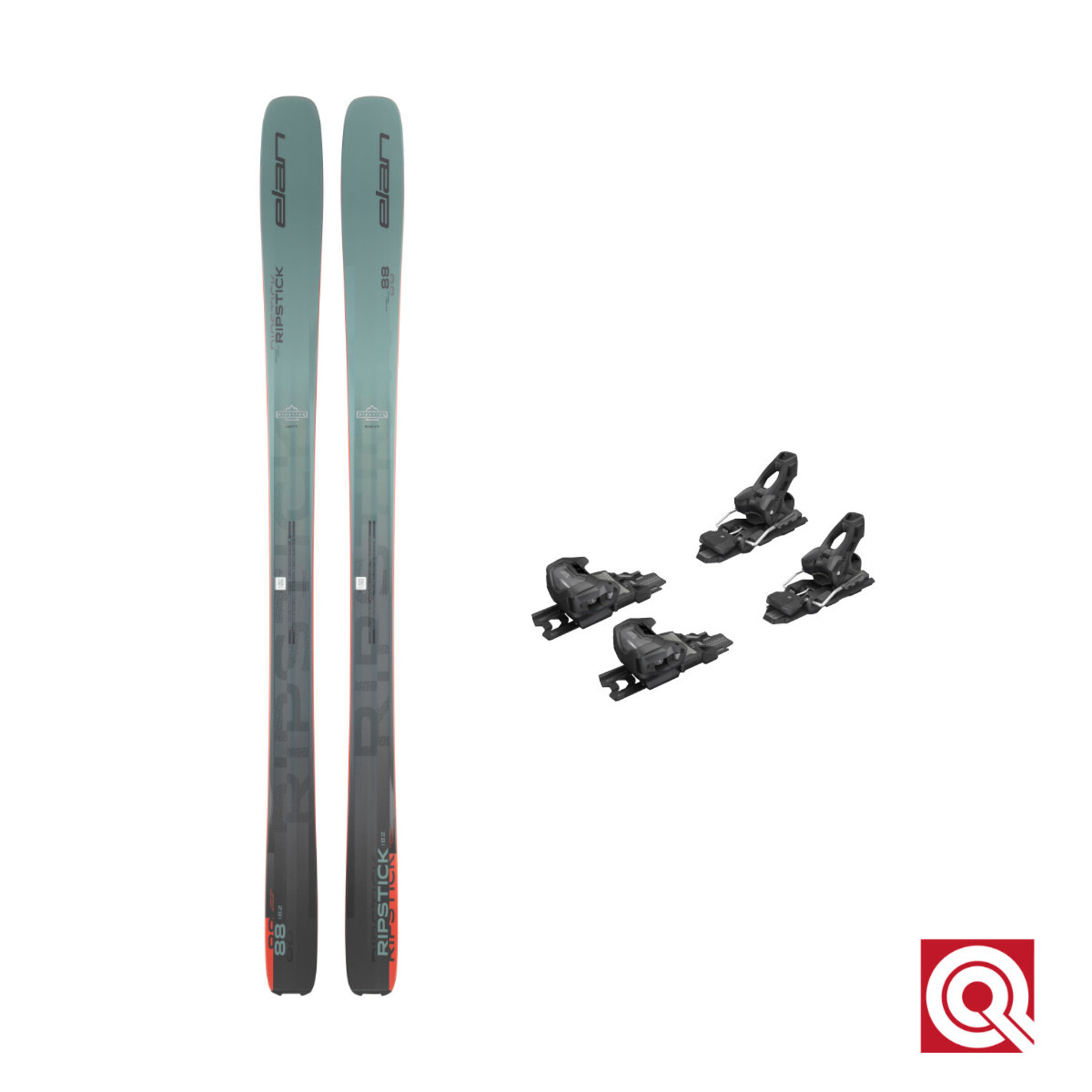 Elan Ripstick 88 175 + Attack 14 MN Demo