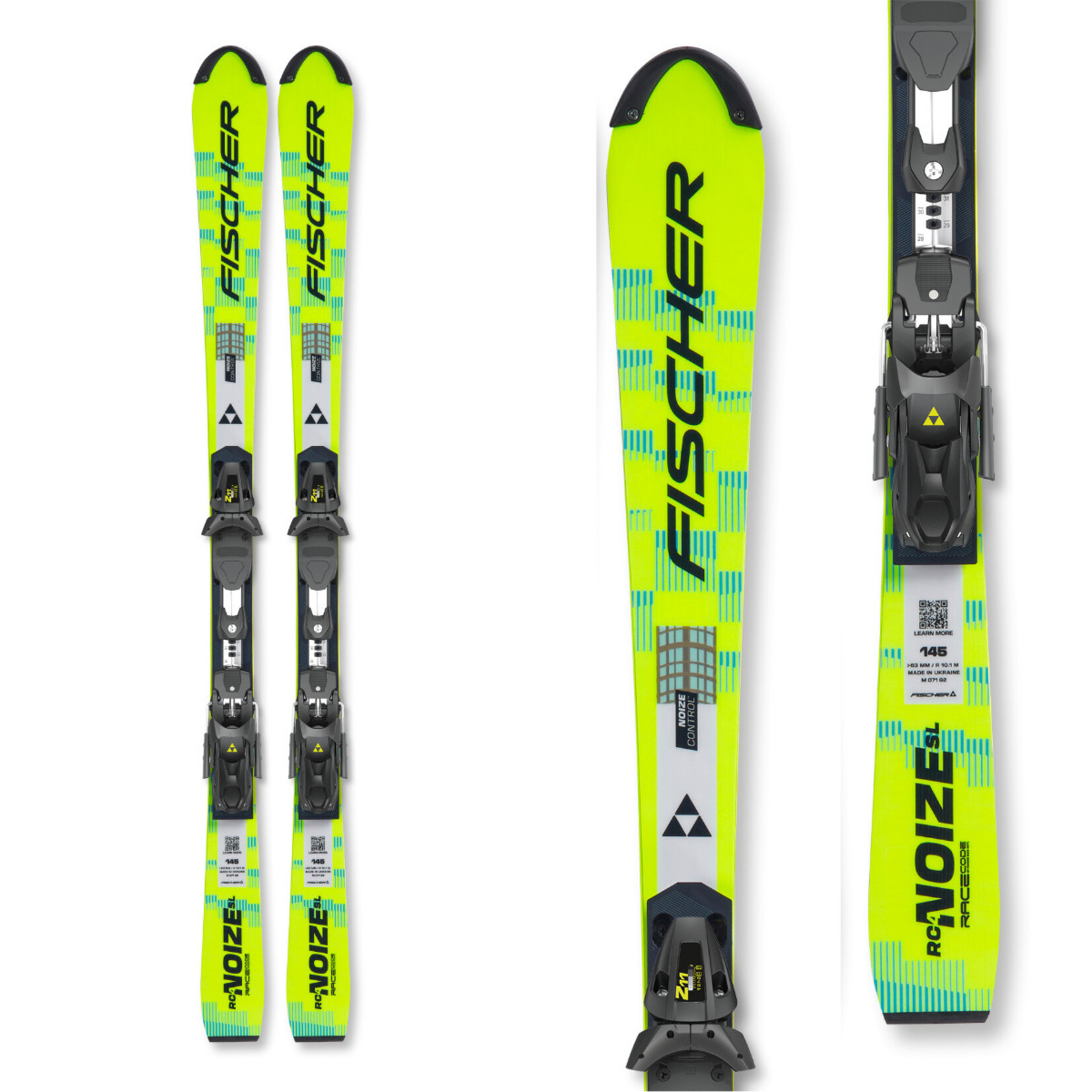 Fischer RC4 Noize SL JR M Plate + RC4 Z11 Freeflex Bindings