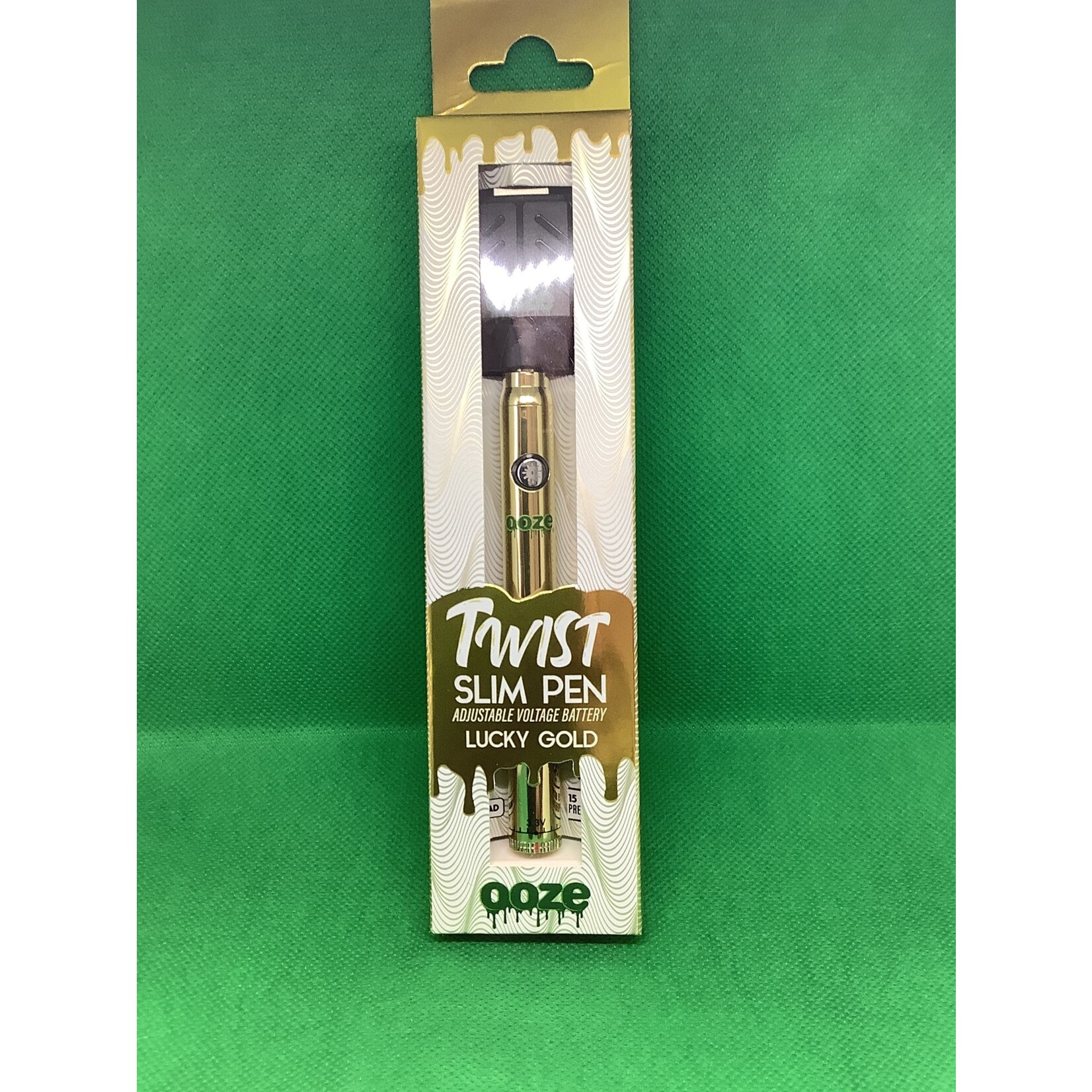 Ooze Ooze Slim Twist Vape Pen Battery Lucky Gold