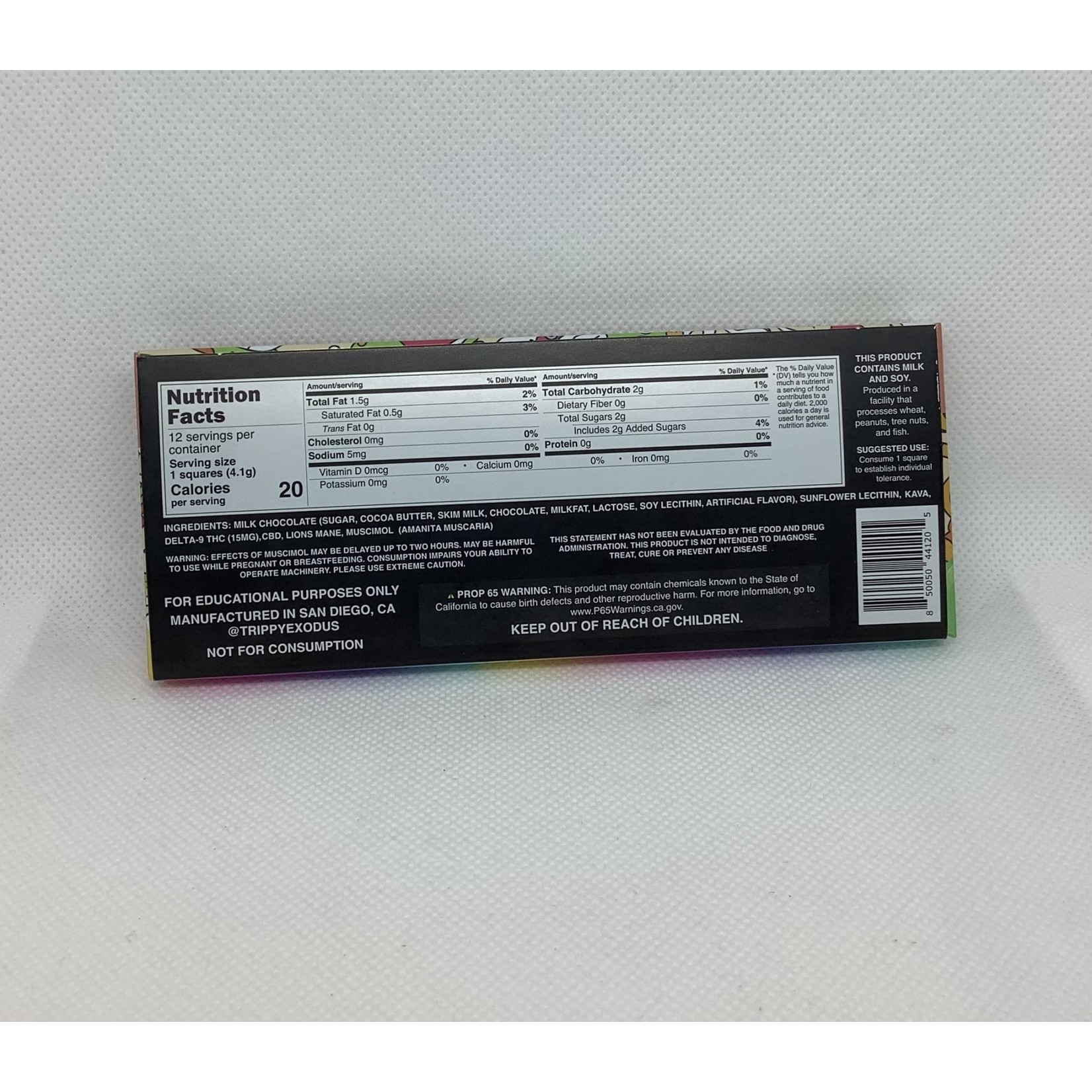 Exodus Chocolate Bars Exodus 1500mg