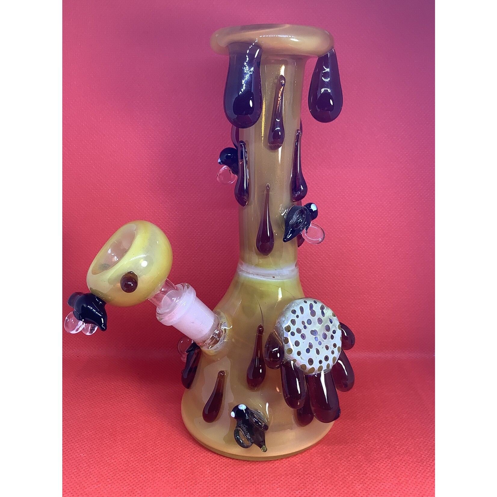 LuvBuds Drippy Honeybee Beaker with Matching Bowl 7"