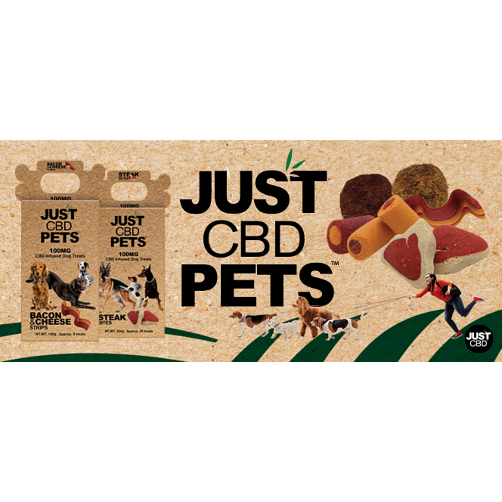 JustCBD Pet Treats 100mg-JCBD