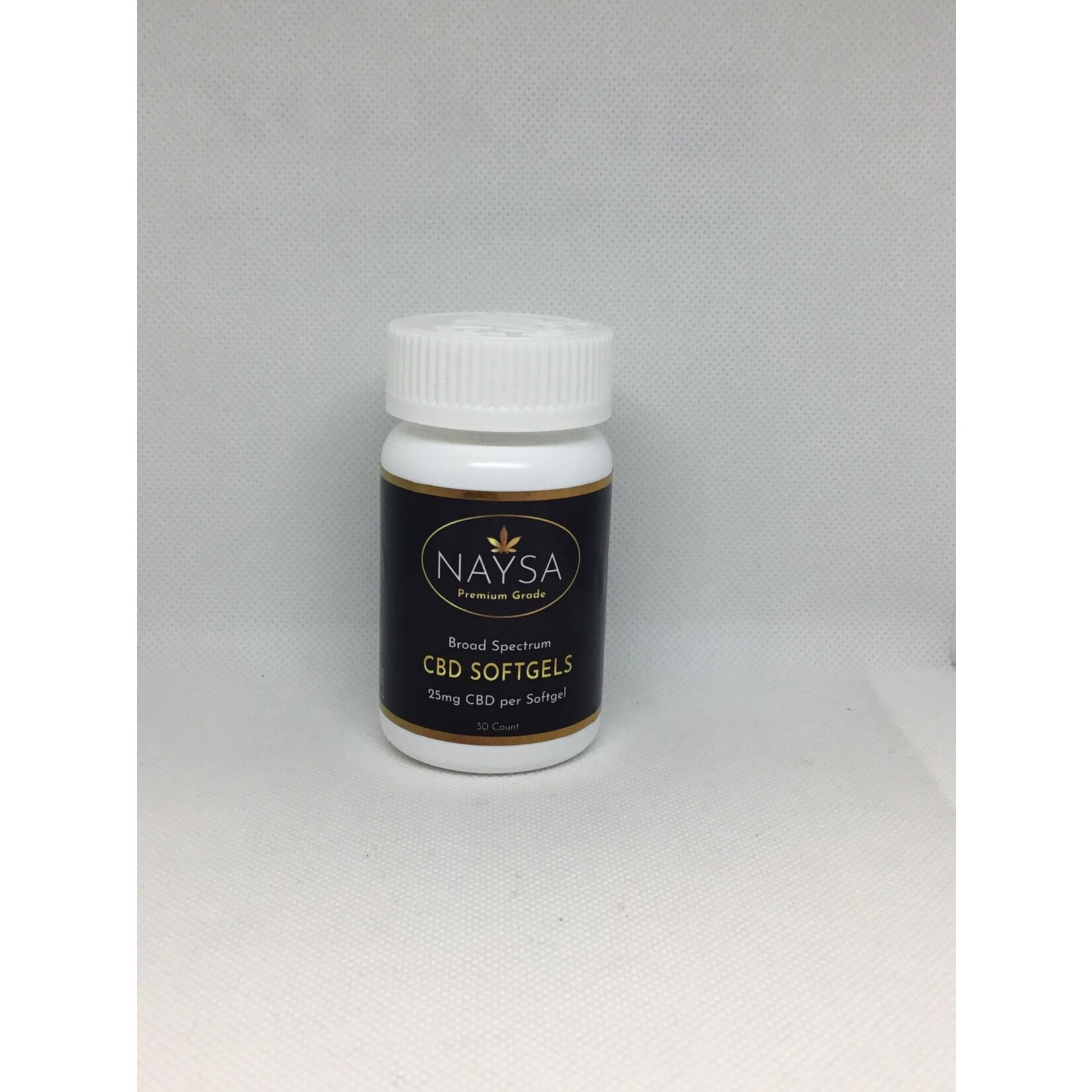 Naysa CBD Broad Spectrum Soft Gel 25mg 30ct-Naysa