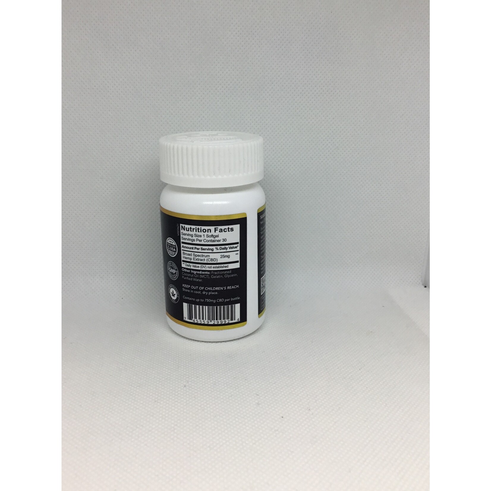 Naysa CBD Broad Spectrum Soft Gel 25mg 30ct-Naysa