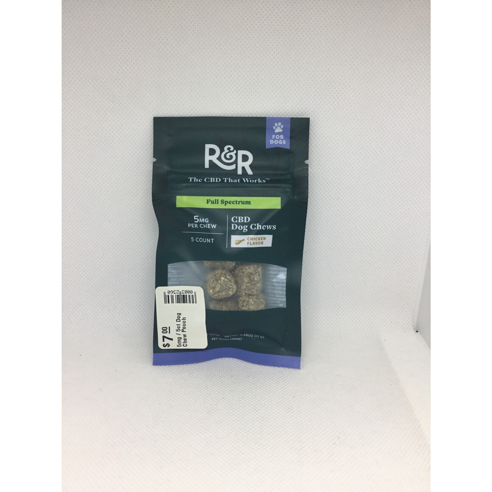 R&R Medicinals 5mg / 5ct Dog Chew Pouch