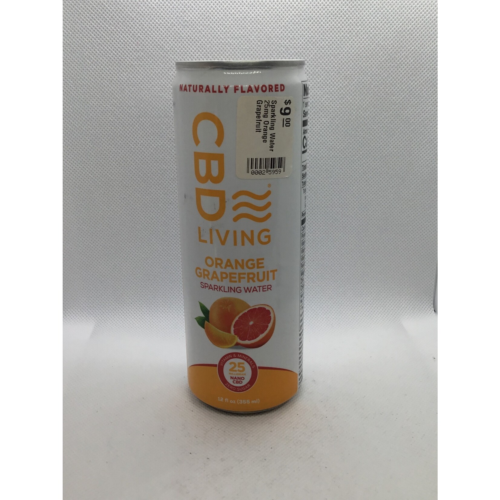 CBD Living Sparkling Water 25mg