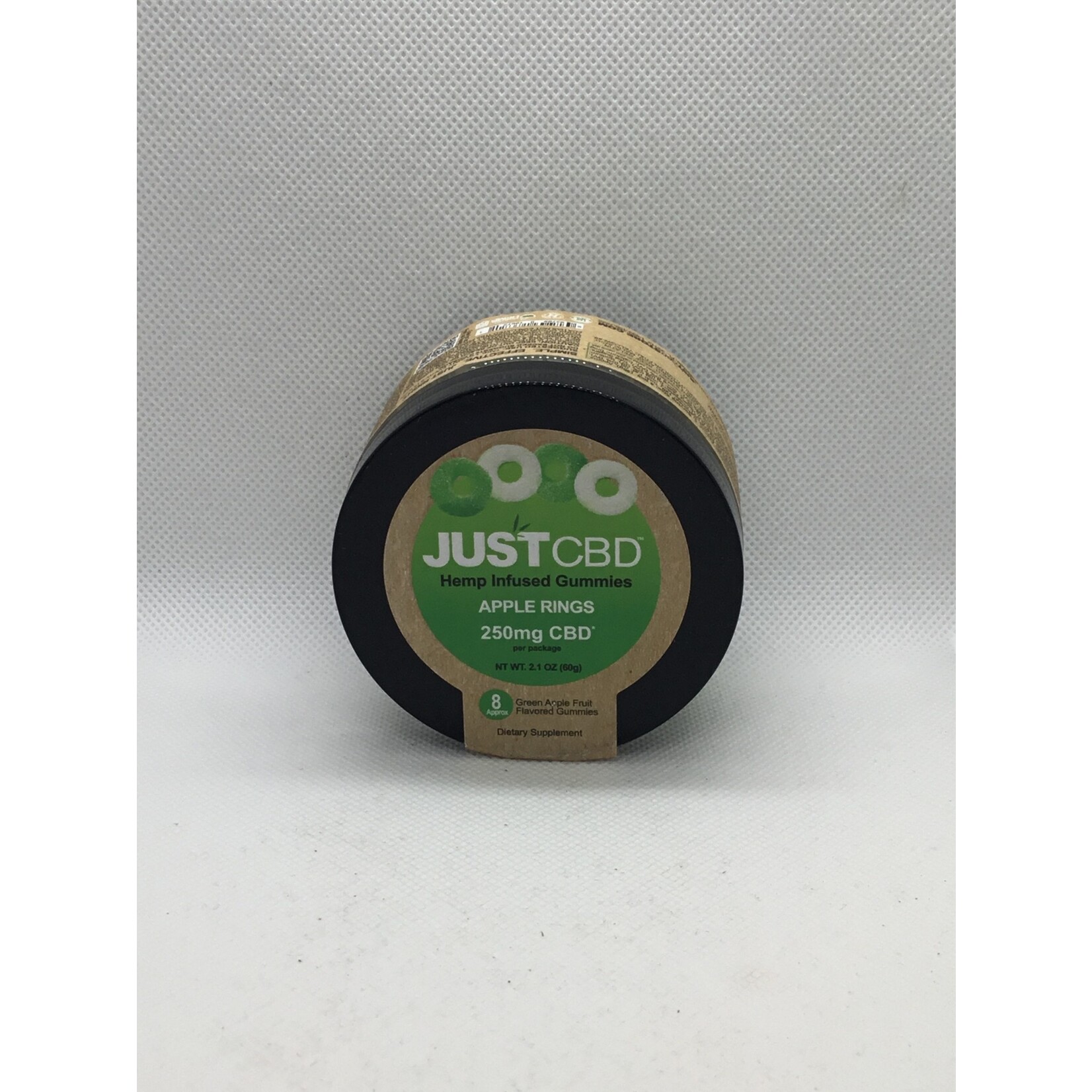 JustCBD 250mg. CBD Gummies -JCBD Apple Rings