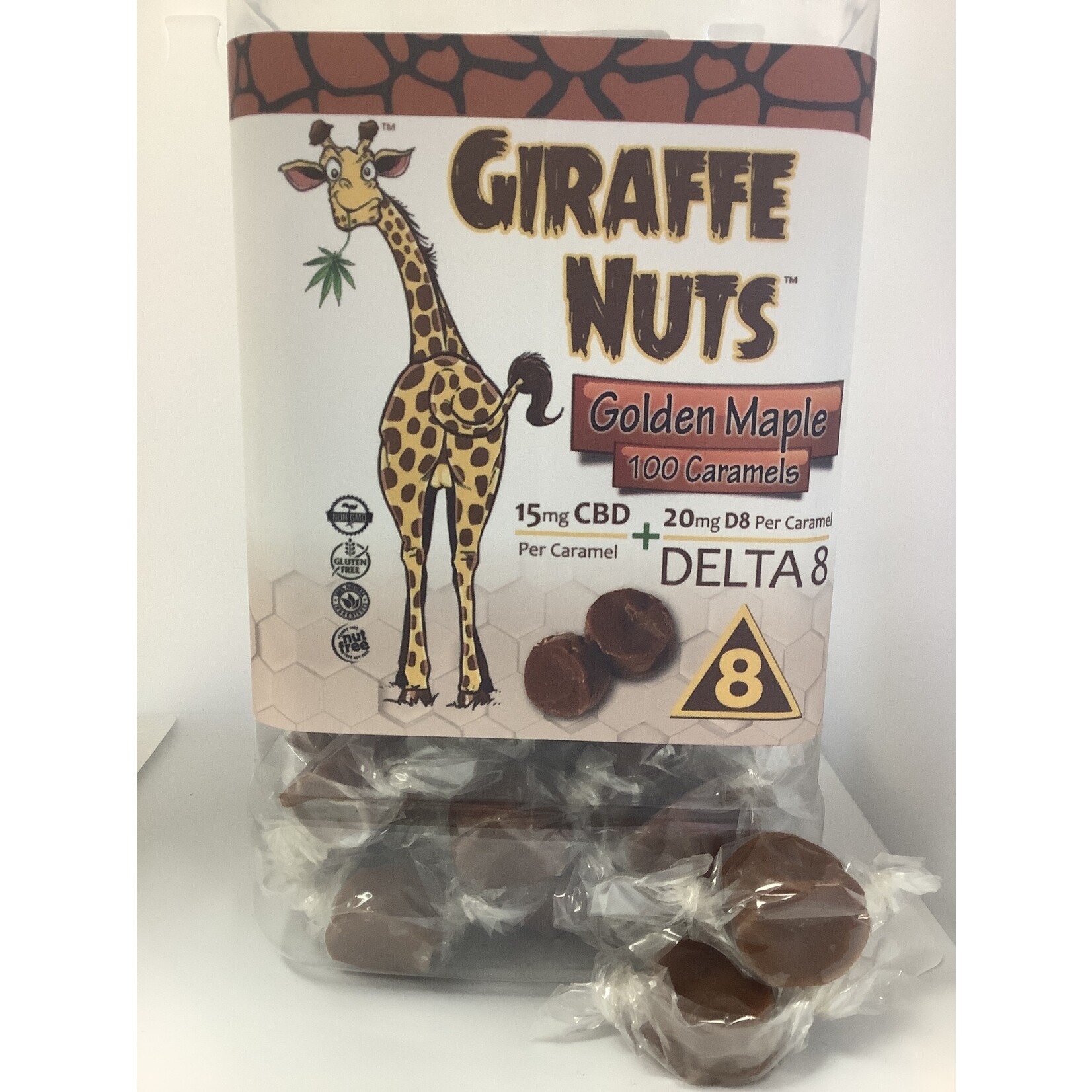 Giraffe D8 Carmels-Giraffe Nuts