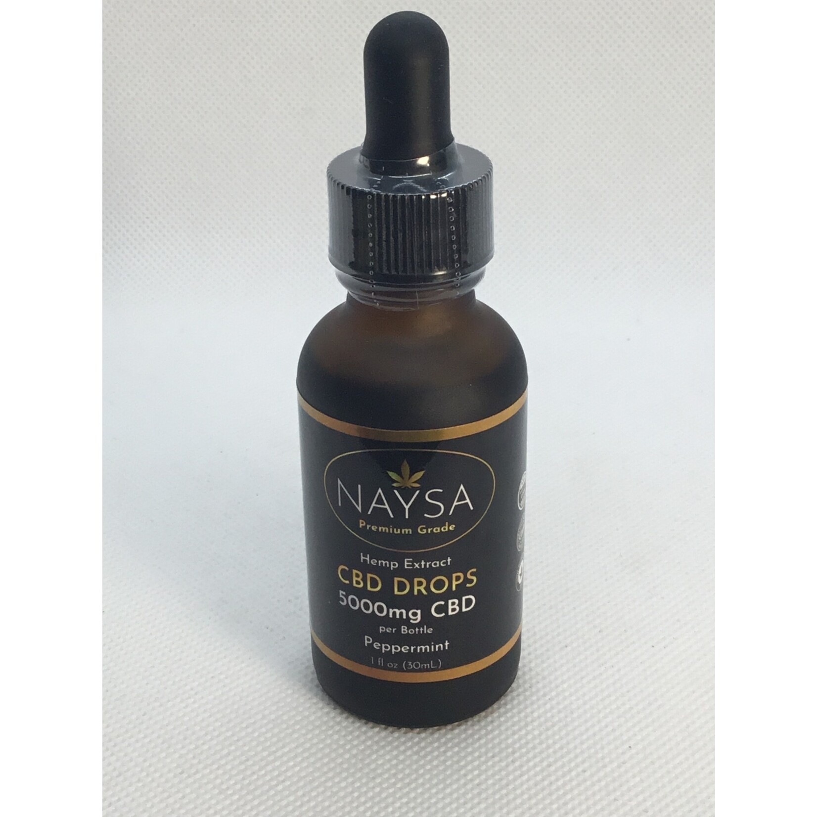 Naysa CBD 5000mg Tincture Broad Spectrum With Hempseed Mint-Naysa