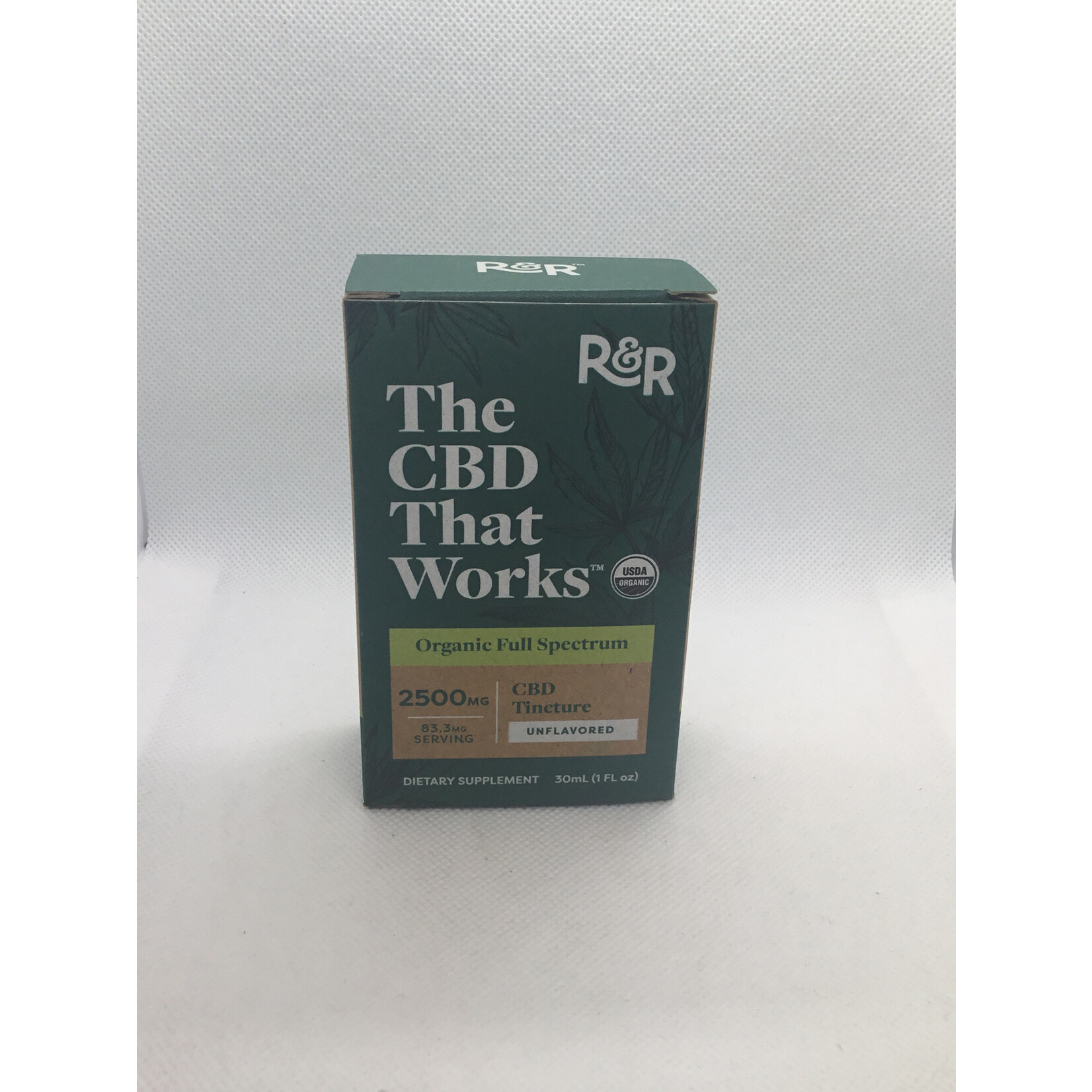R&R Medicinals 2500mg CBD Hemp Extract Unflavored-R&R