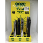 Ooze Ooze Twist Vape Pen Battery Black & Chrome