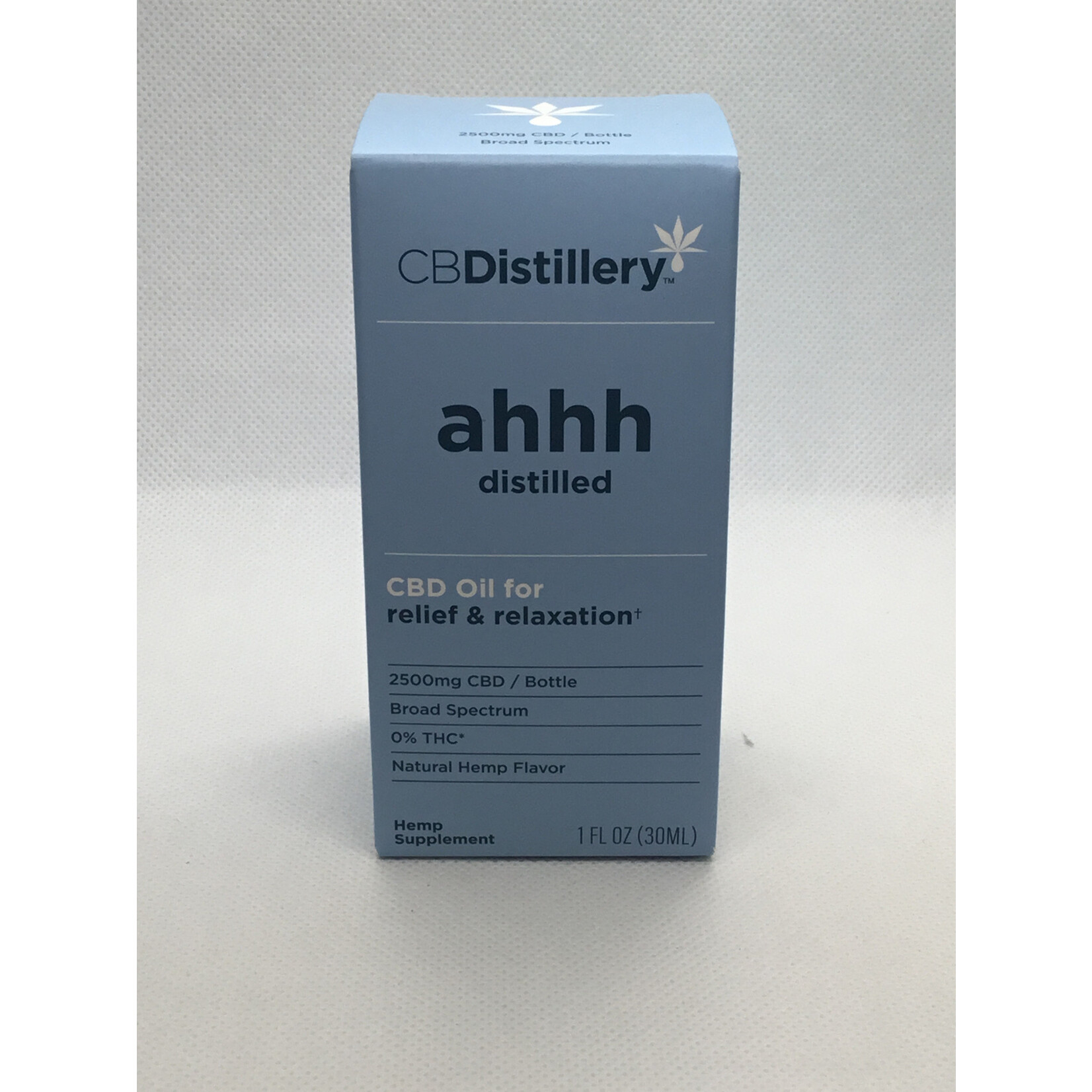 CBDistillery 2500mg. CBD Broad Spectrum Oil-CBDistillery
