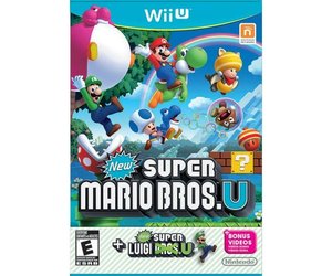 WIIU New Super Mario Bros. U New Super Luigi U Blue Dragon Video Games