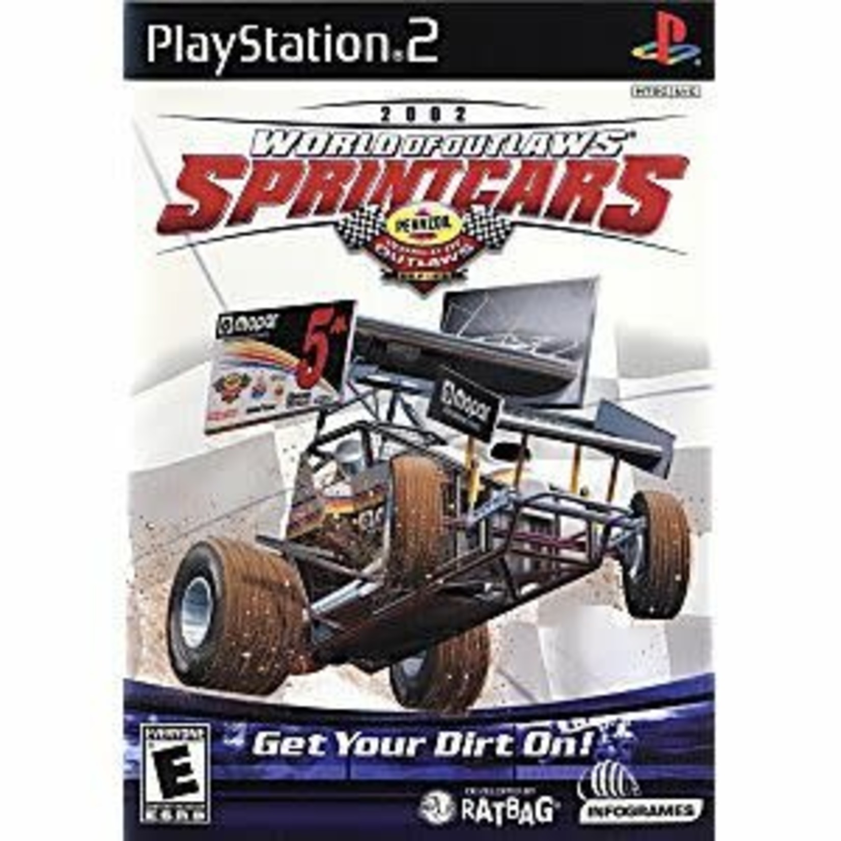 PS2U-WORLD OF OUTLAWS SPRINT CARS 2002