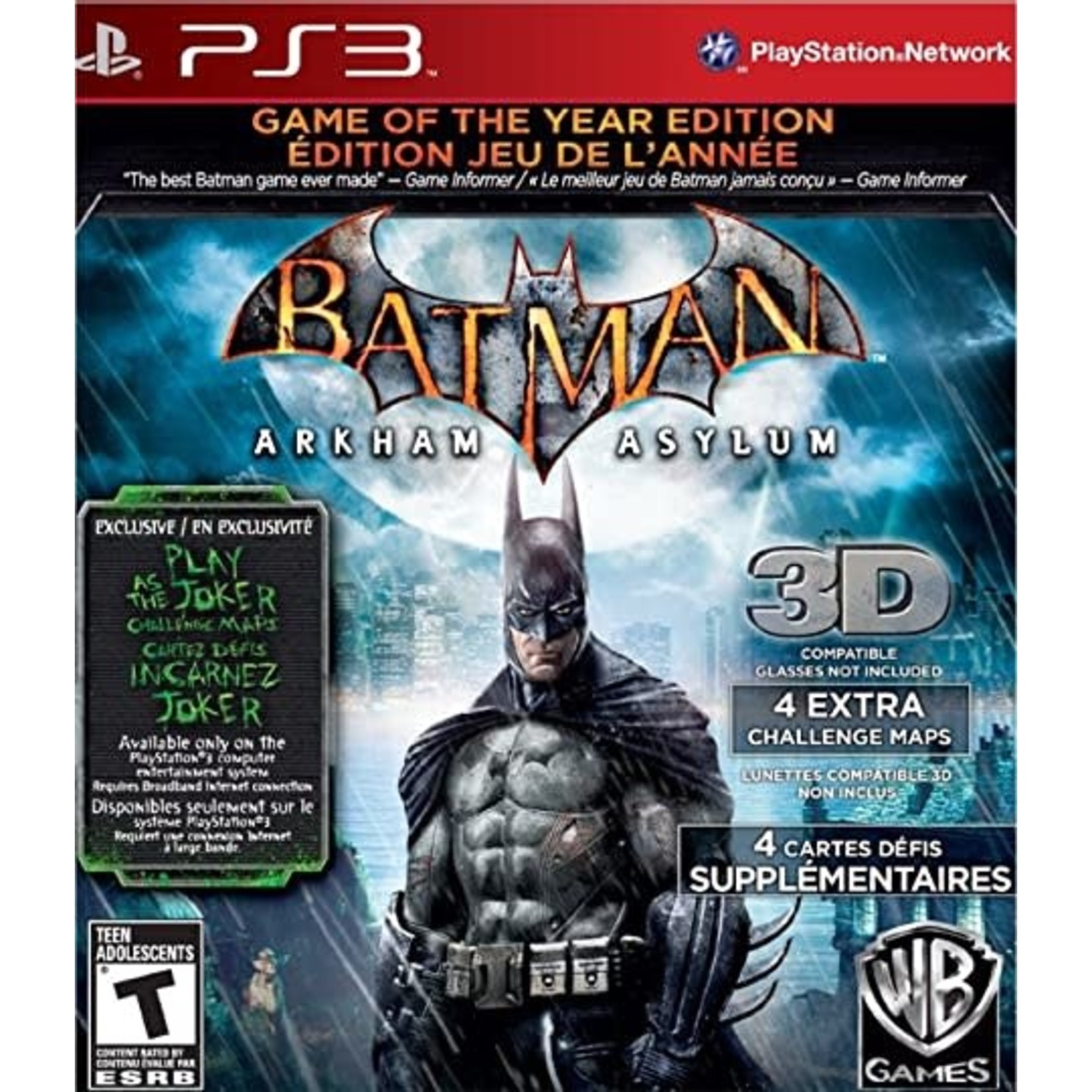 PS3U-Batman: Arkham Asylum [Game Of The Year]