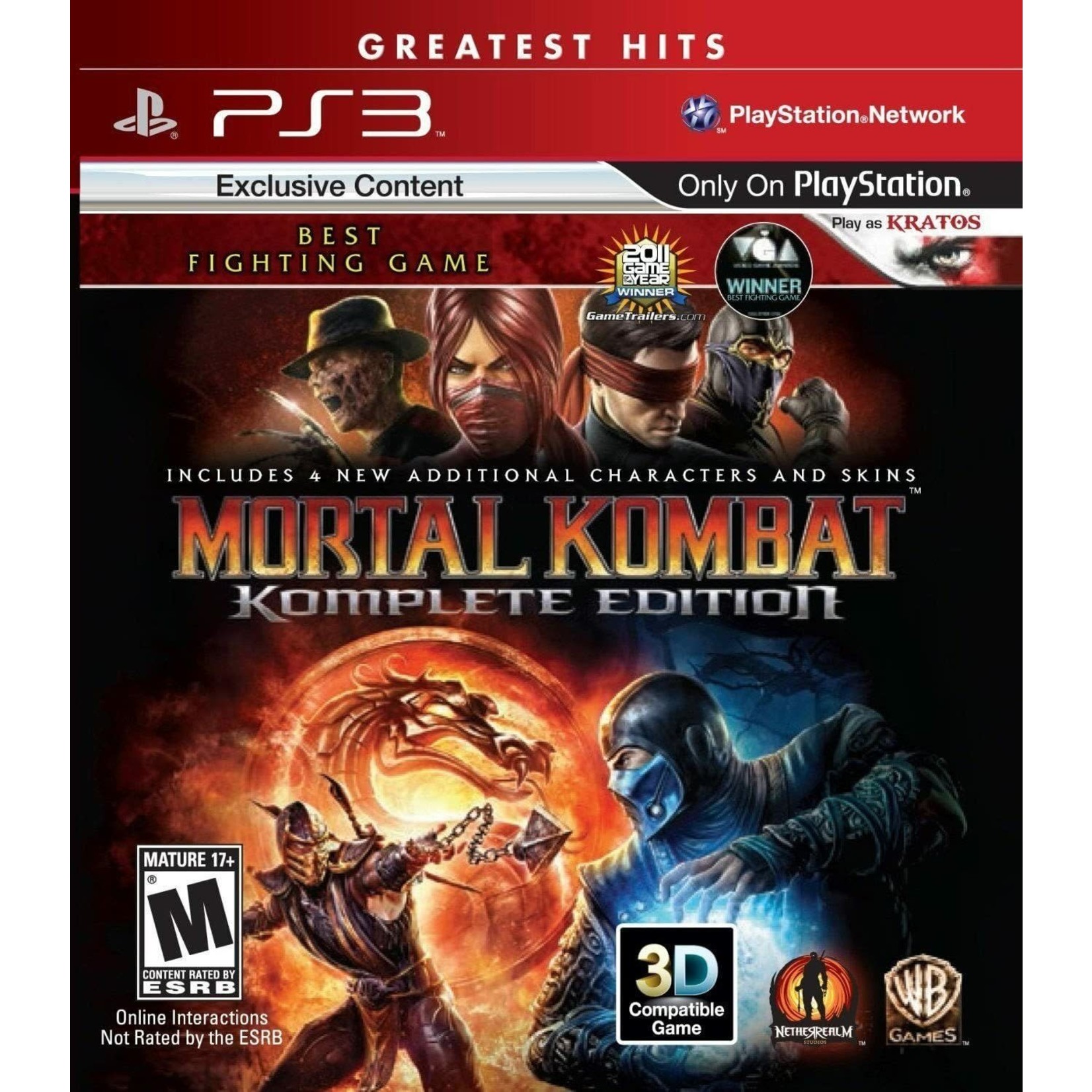 PS3U-MORTAL KOMBAT KOMPLETE EDITION