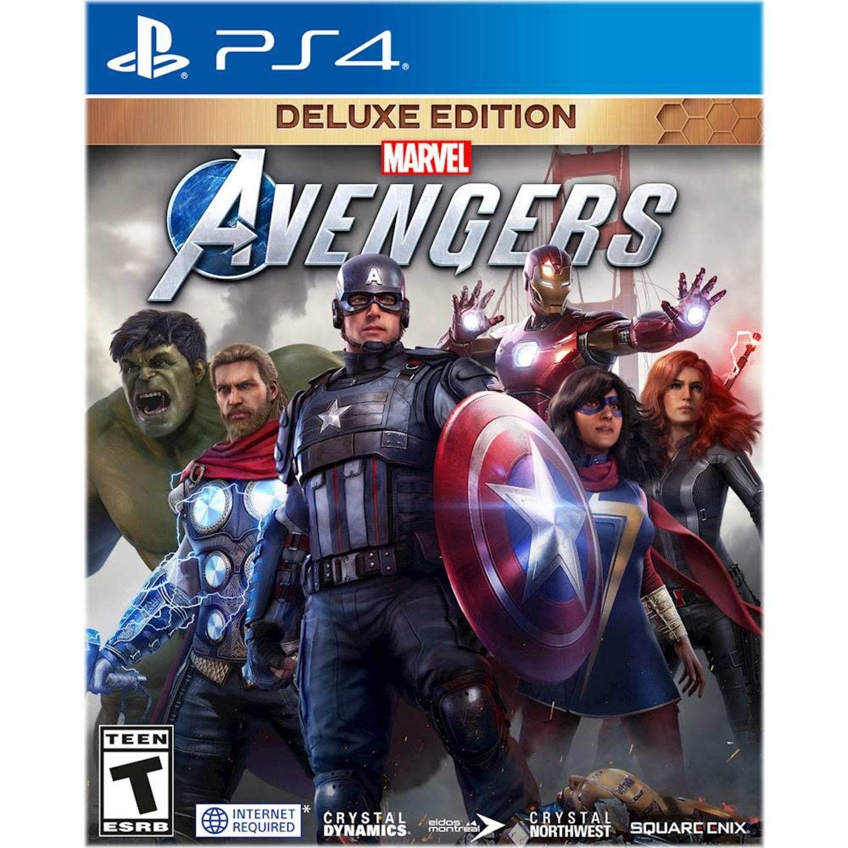 PS4-MARVEL'S AVENGERS DELUXE EDITION