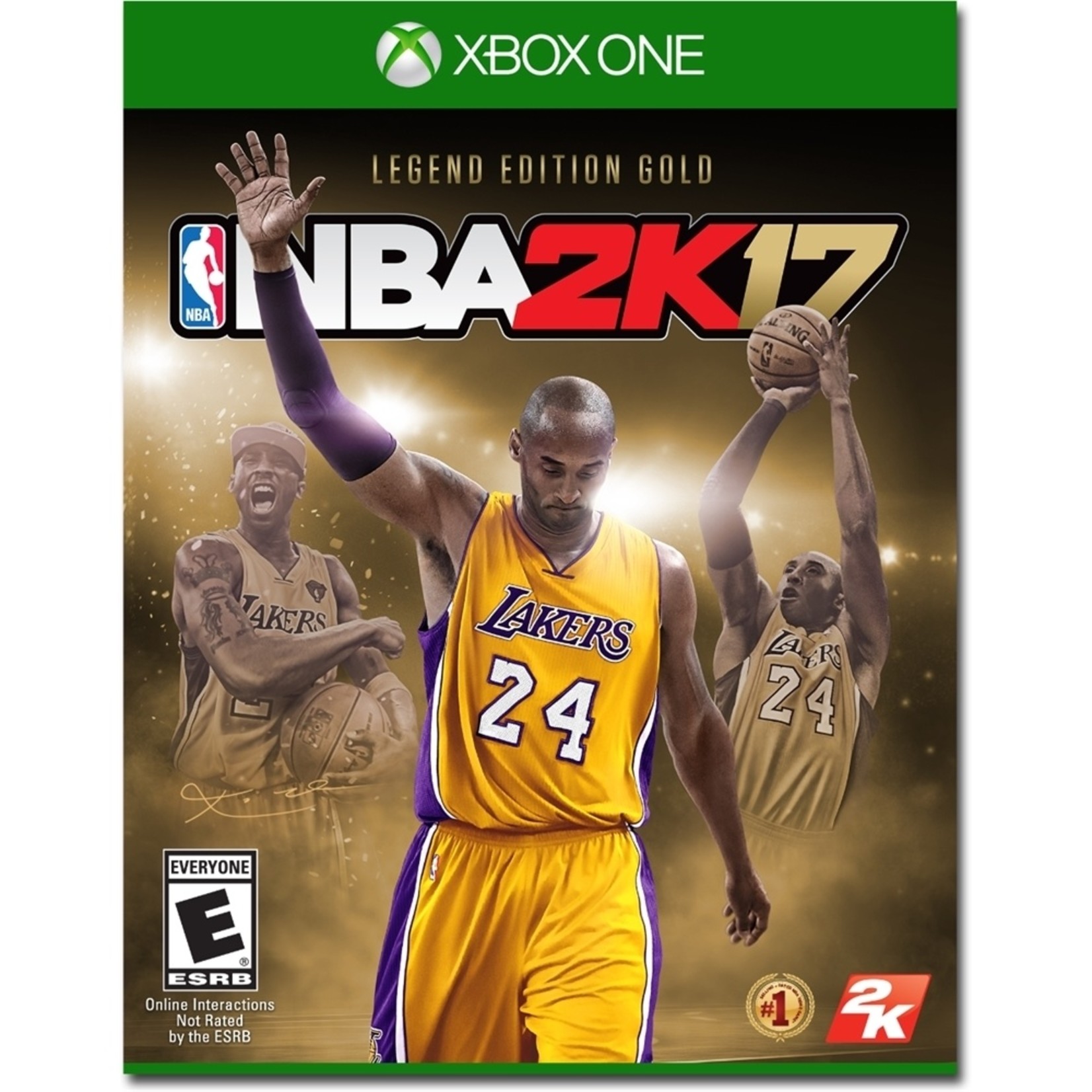 Xb1U-NBA 2K17: Legend Edition Gold Kobe Bryant (WITH CARD STILL SEALED)