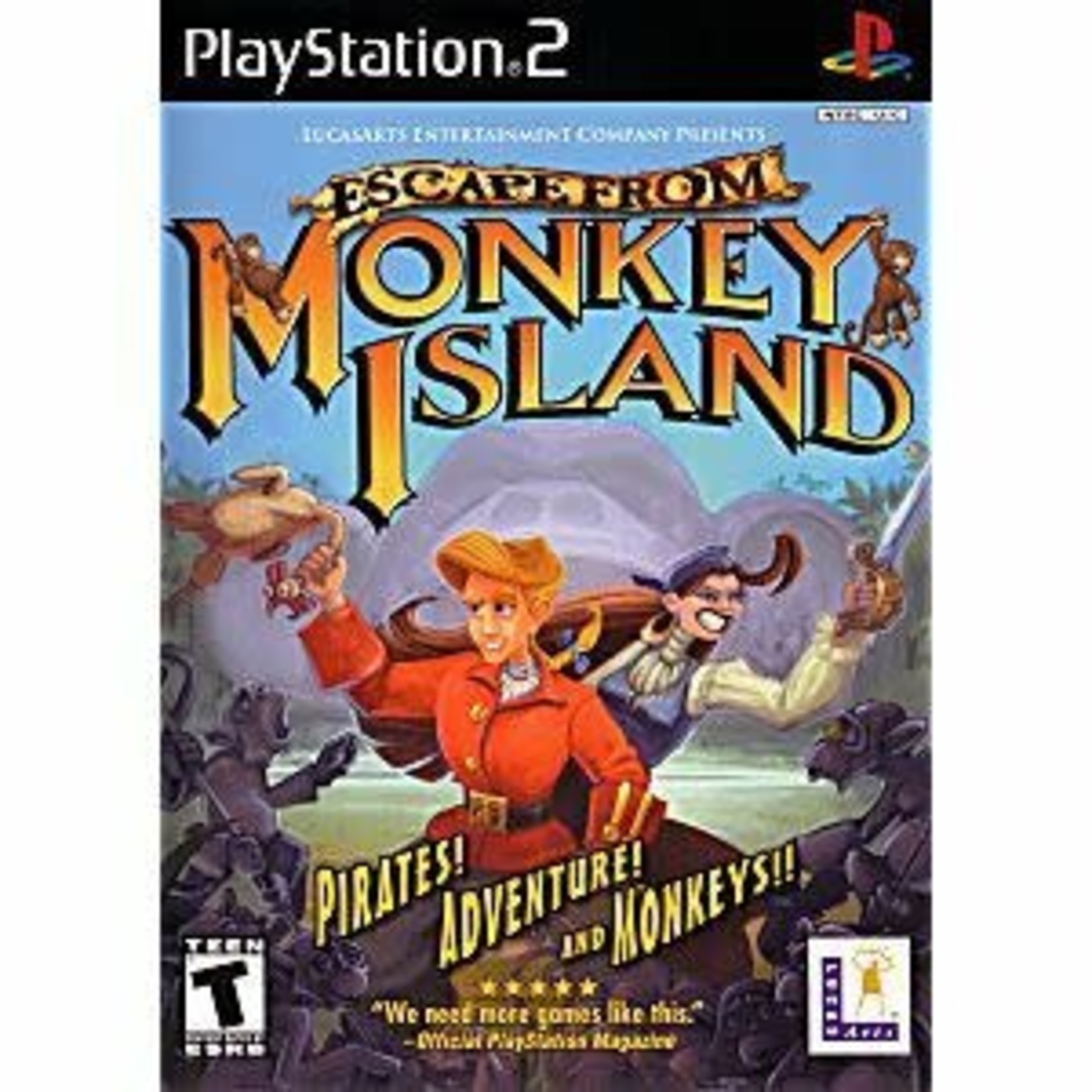 PS2U-ESCAPE FROM MONKEY ISLAND
