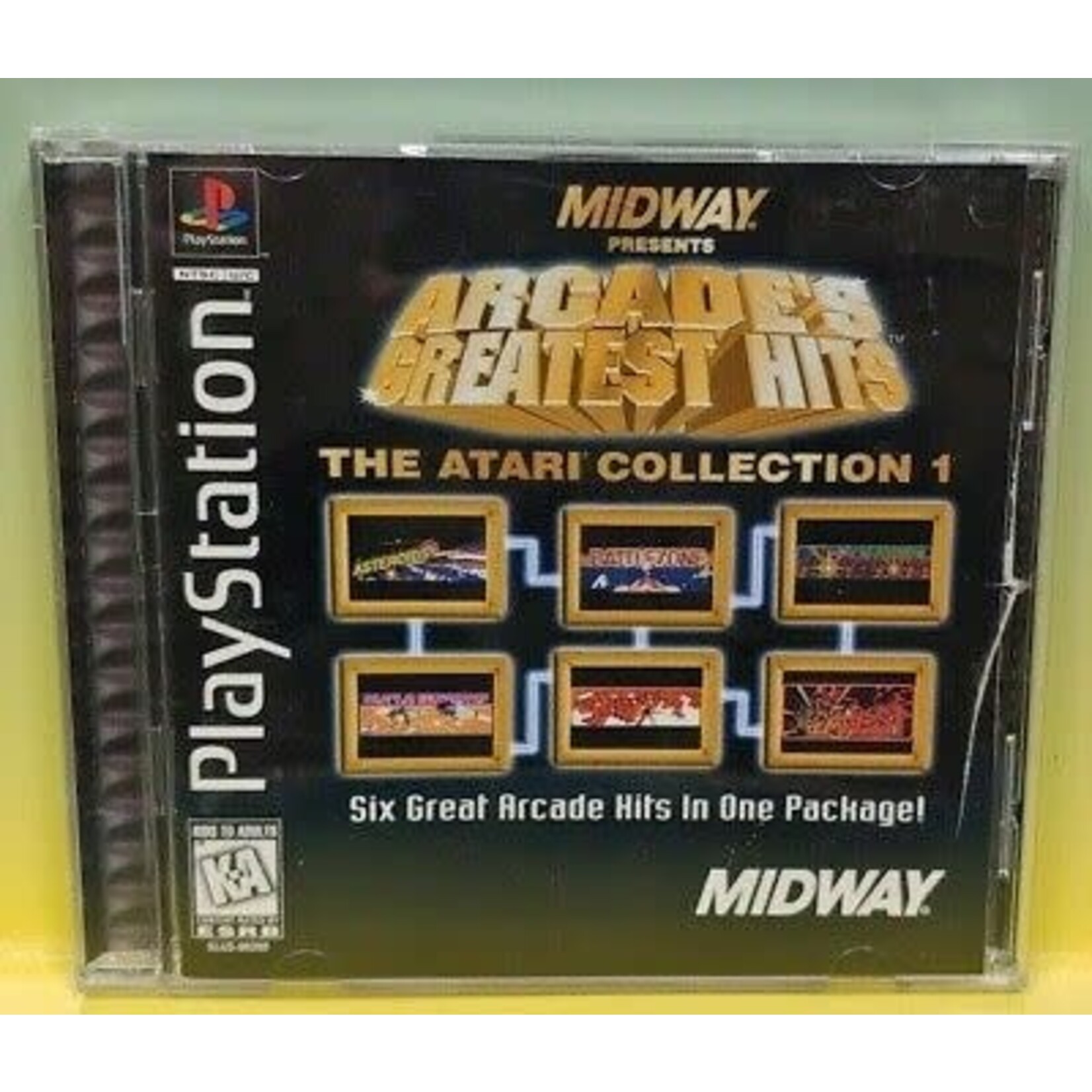 PS1U-MIDWAY ARCADES GREATEST HITS THE ATARI VOL 1