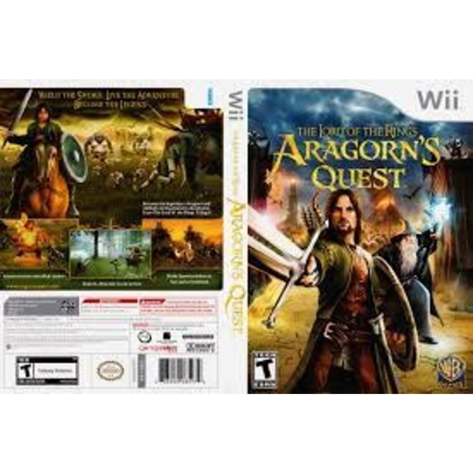 WIIUSD-Lord of the Rings Aragorn's Quest
