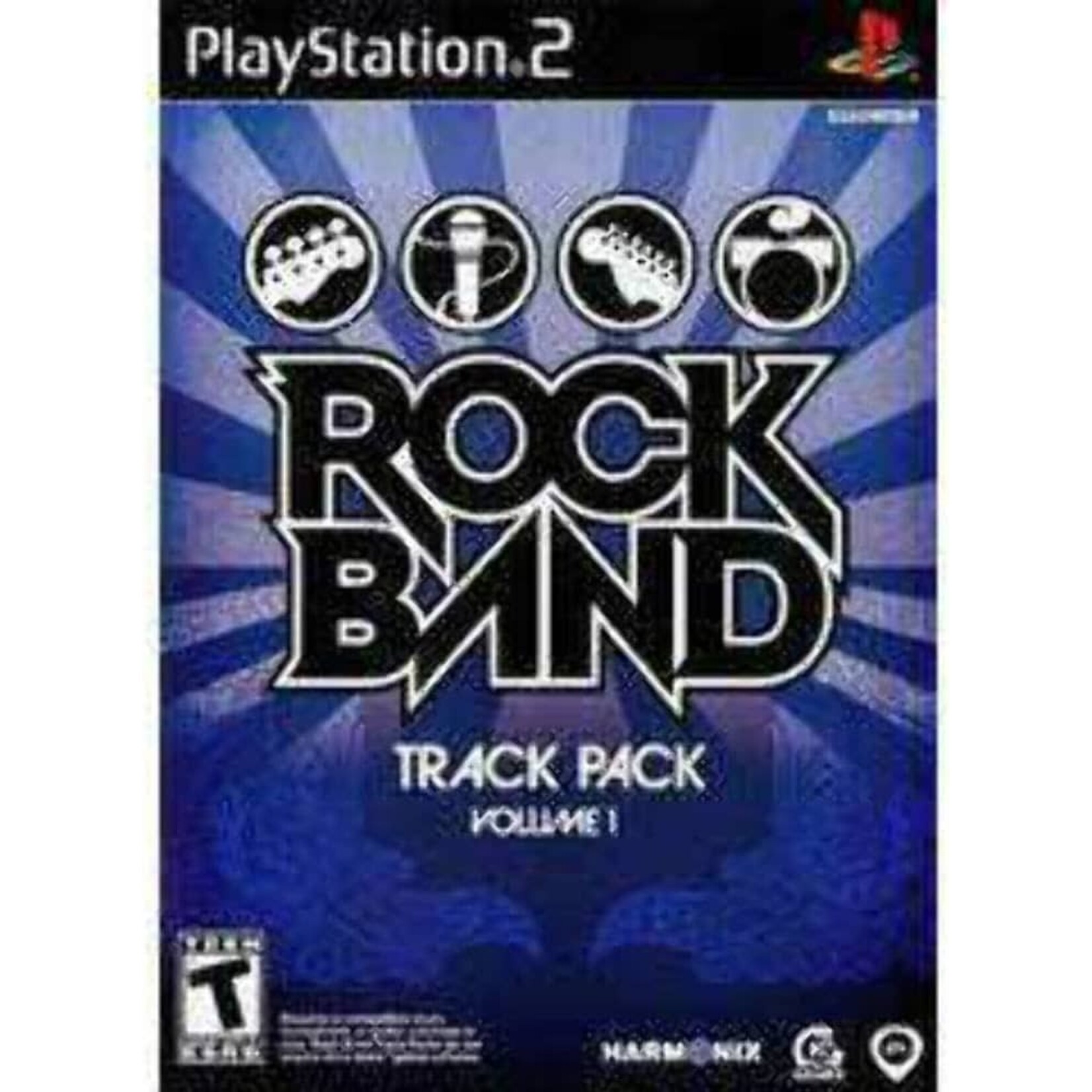 PS2-Rock Band Track Pack Volume 1